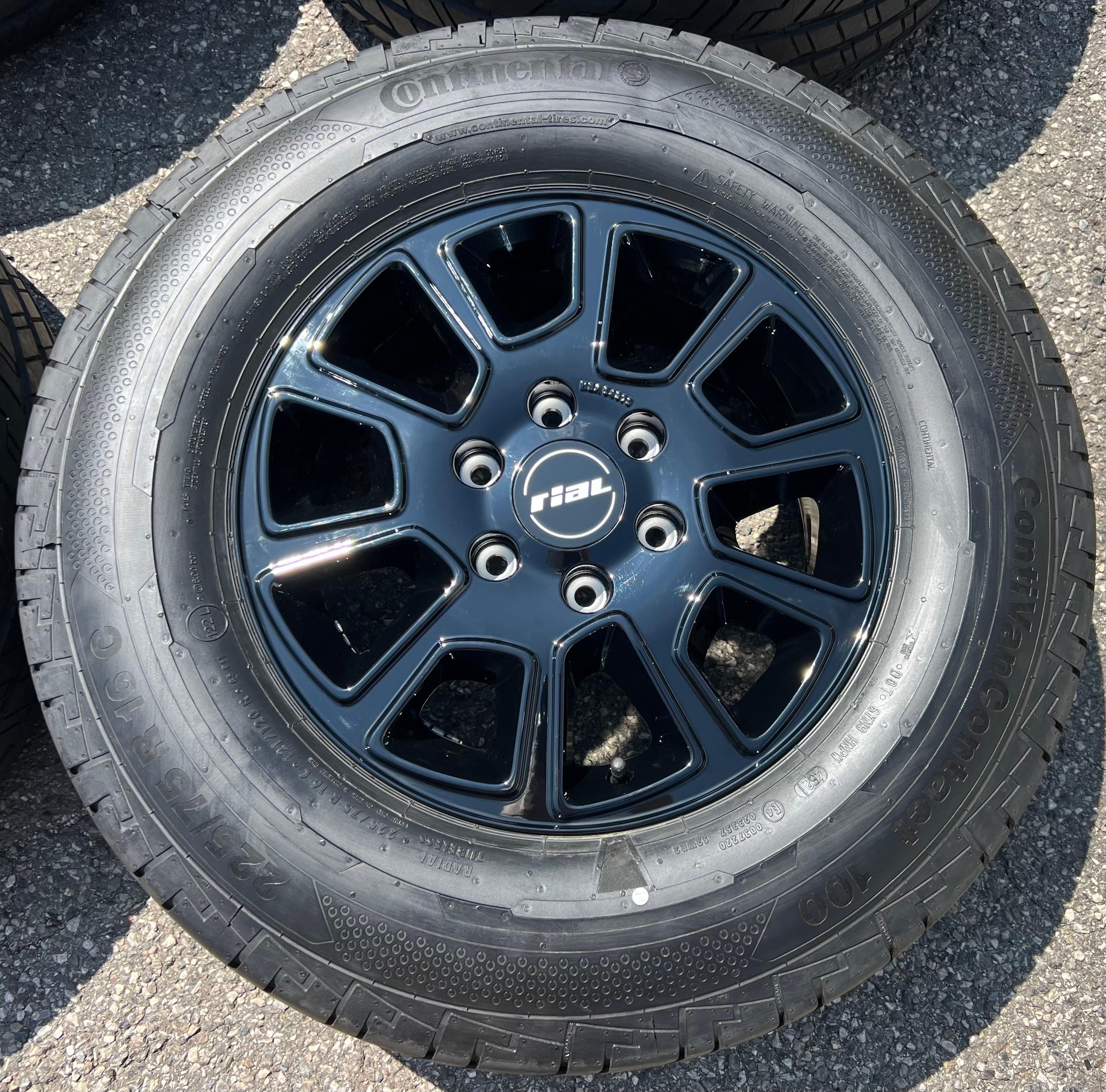 4 ALUMINIUM ZOMERWIELEN MERCEDES SPRINTER W906 W907 VW CRAFTER 225/75R16C 121/120R GRATIS LEVERING