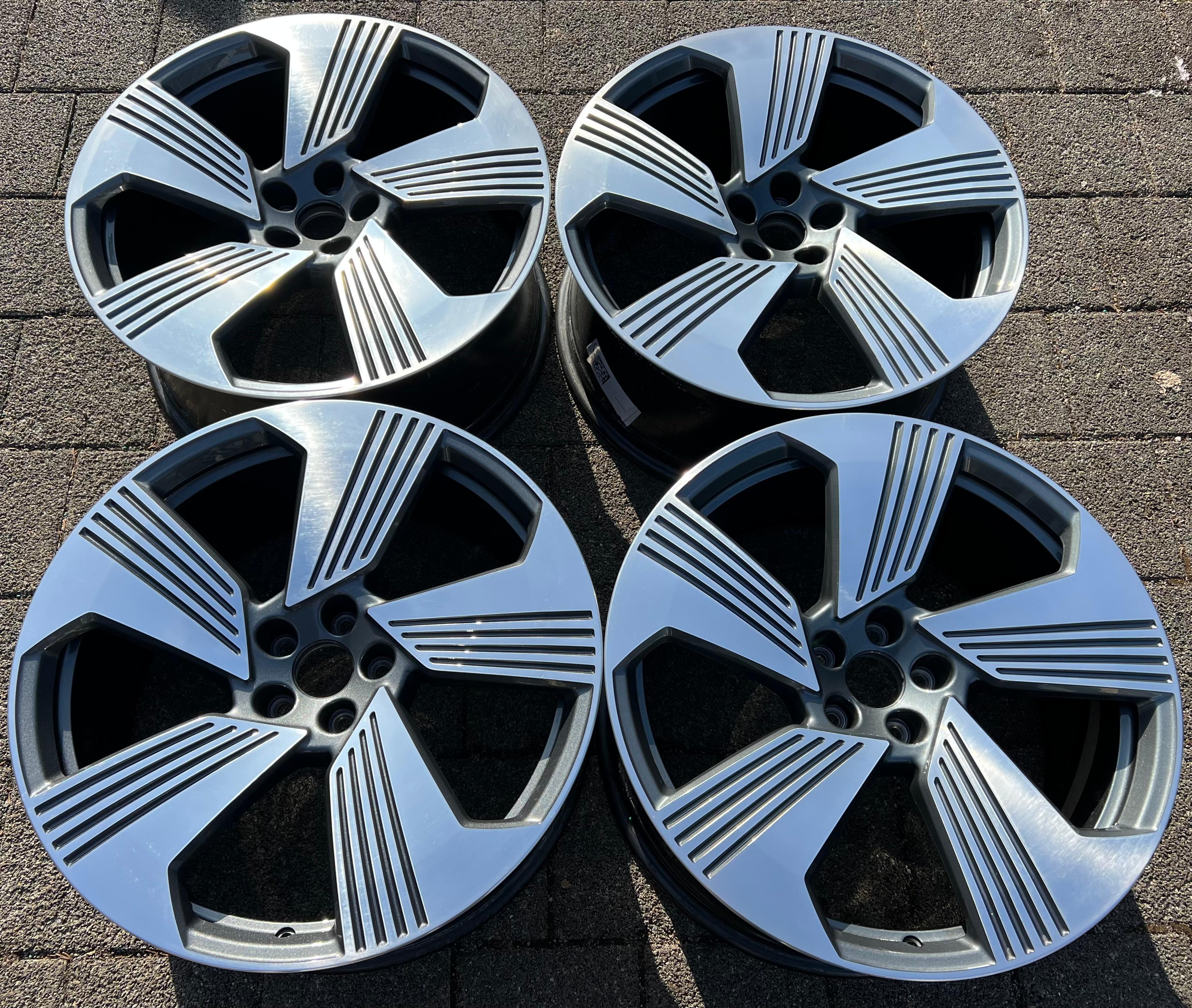4 CERCHI ORIGINALI IN ALLUMINIO 21" AUDI E-TRON & Q8 E-TRON GE GEN 4KE601025AC CONSEGNA GRATUITA