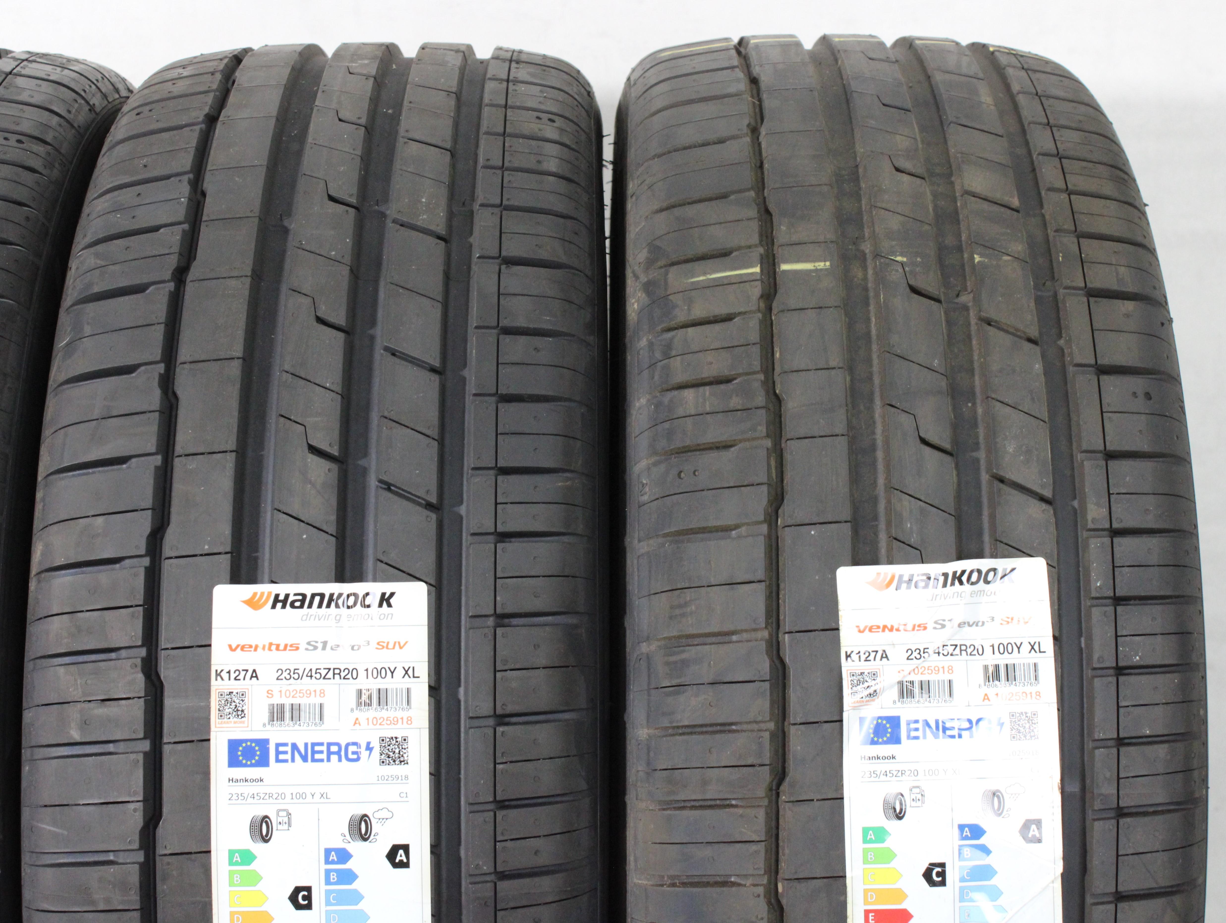 4 x 235/45R20 100Y Sommerreifen Hankook Ventus S1 Evo 3 SUV  2022