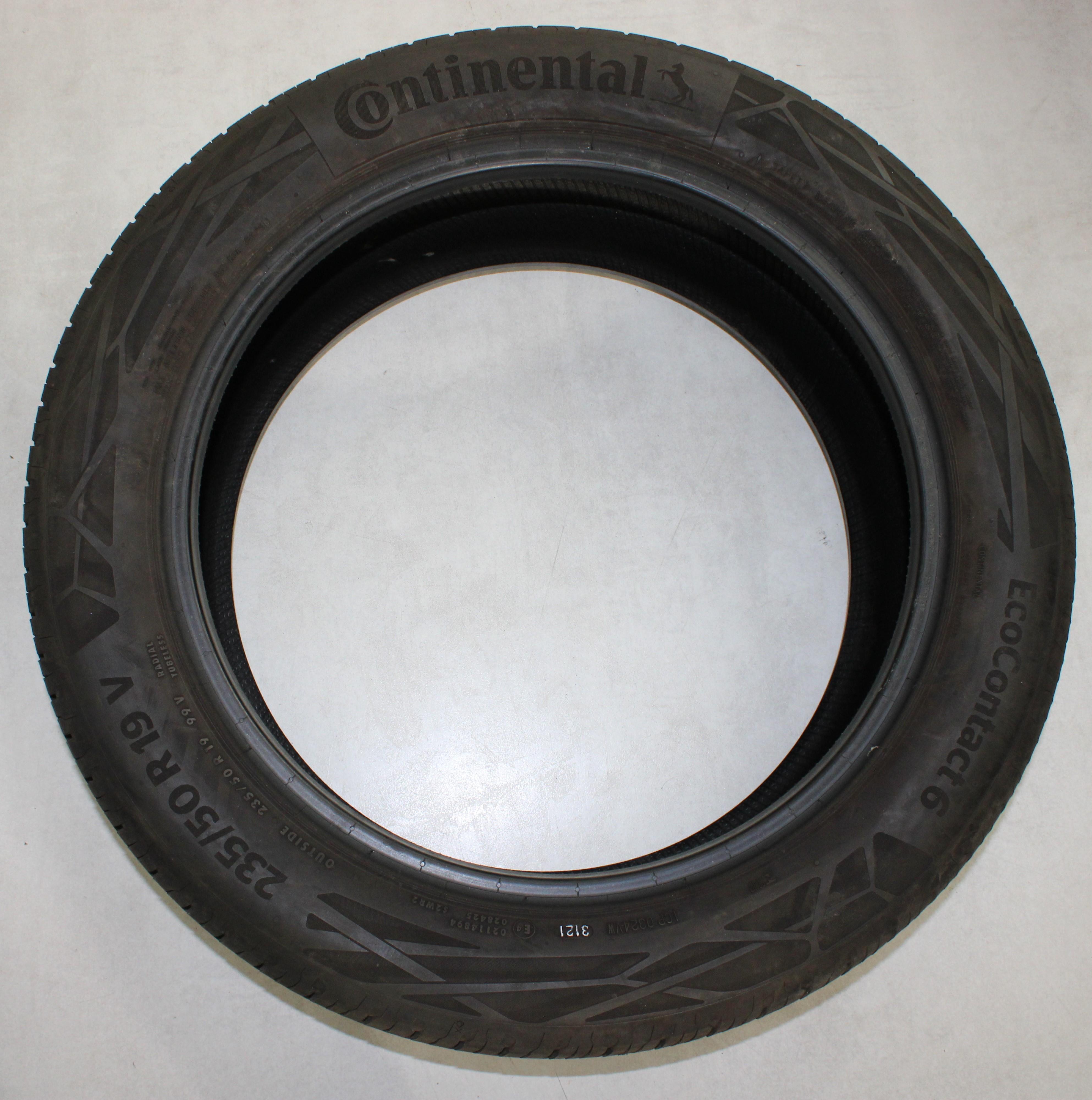 2 x 235/50R19 99V Sommerreifen Continental Eco Contact 6 5mm 2021/2022