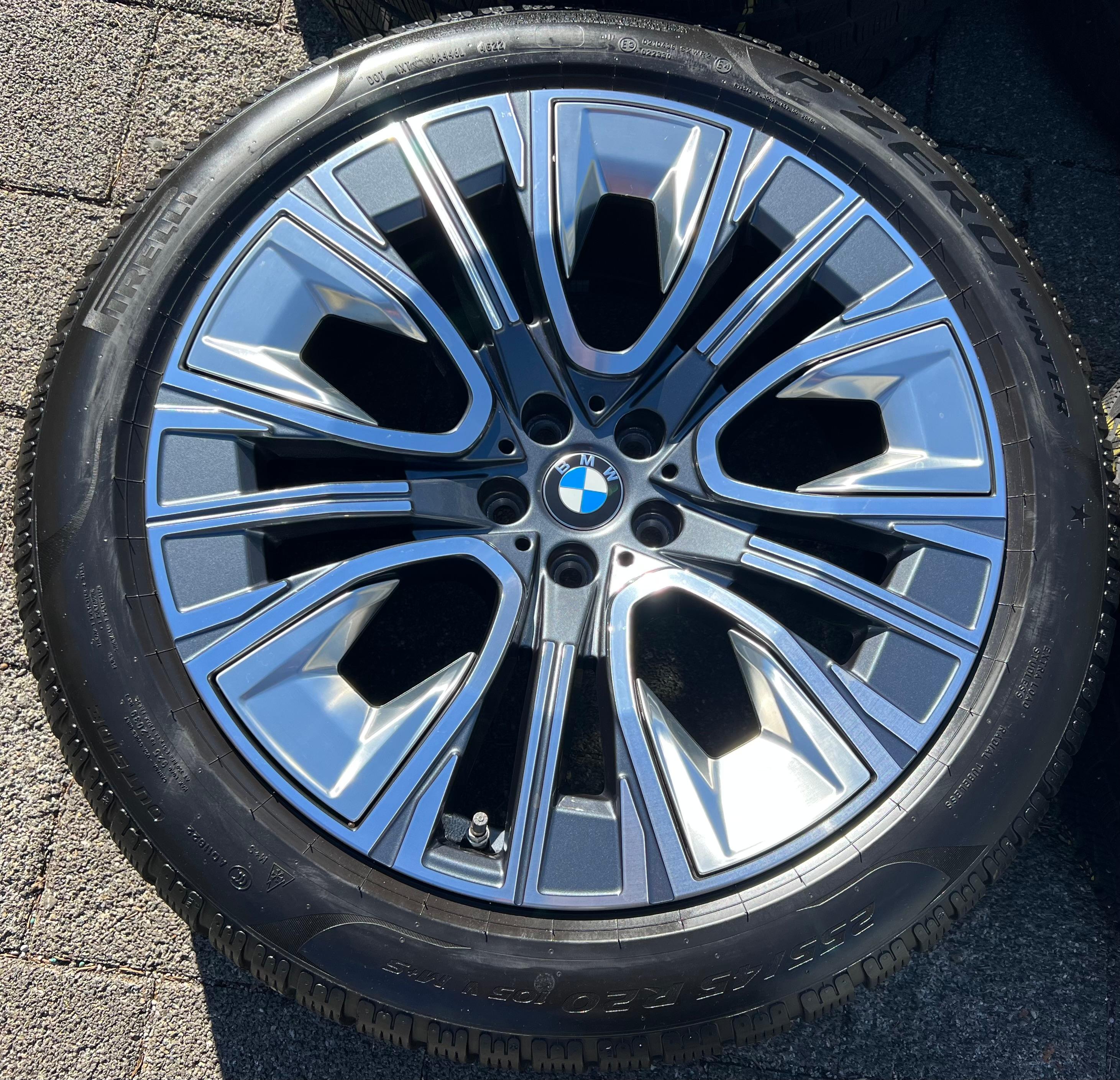4 ORIGINAL 20" ALU WINTERRÄDER BMW 7ER REIHE i7 G70 X3 G45 STYLING 906 RDK