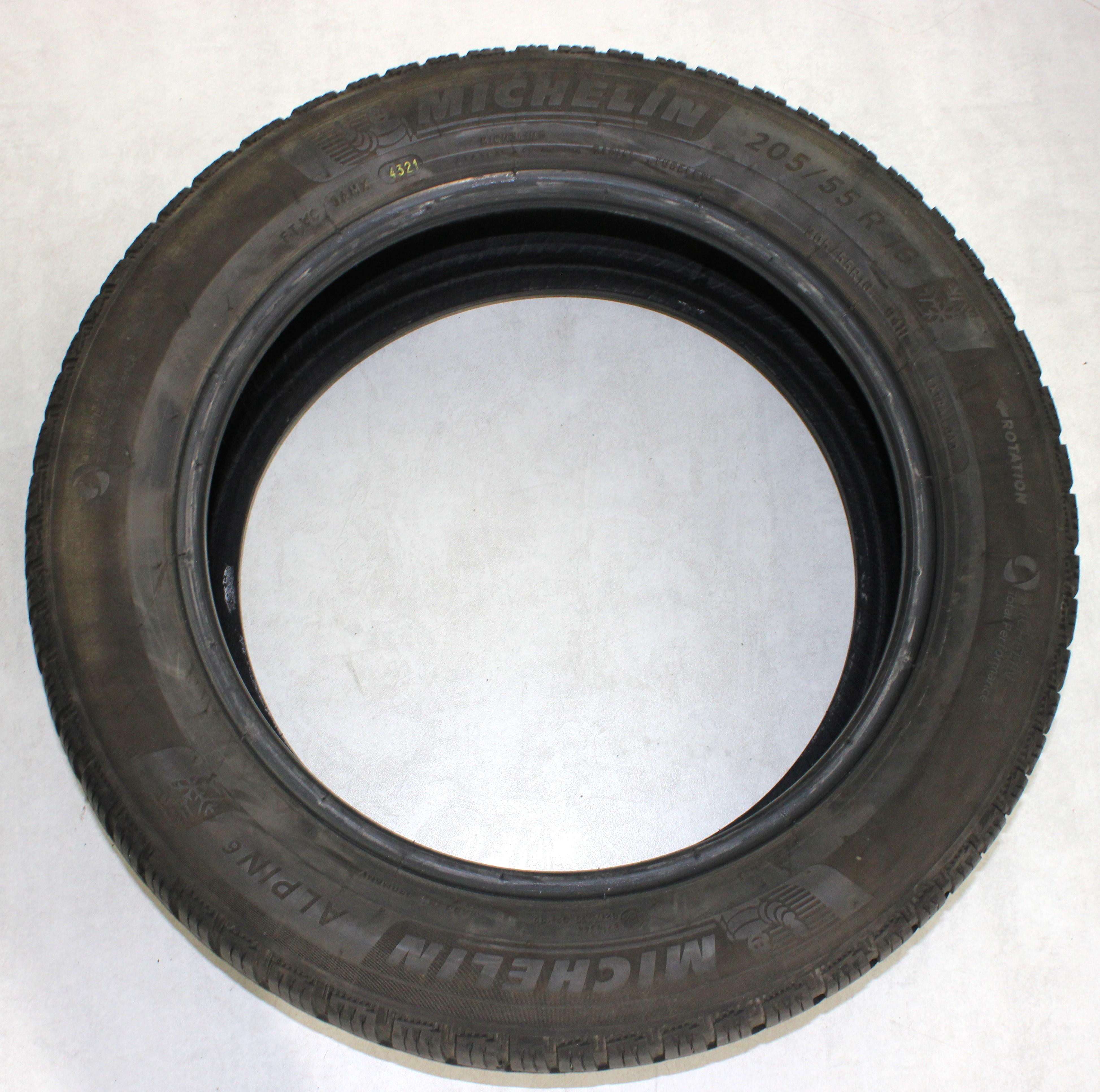 2 x 205/55R16 94H Winterreifen Michelin Alpin 6 4,5mm 2021 XL