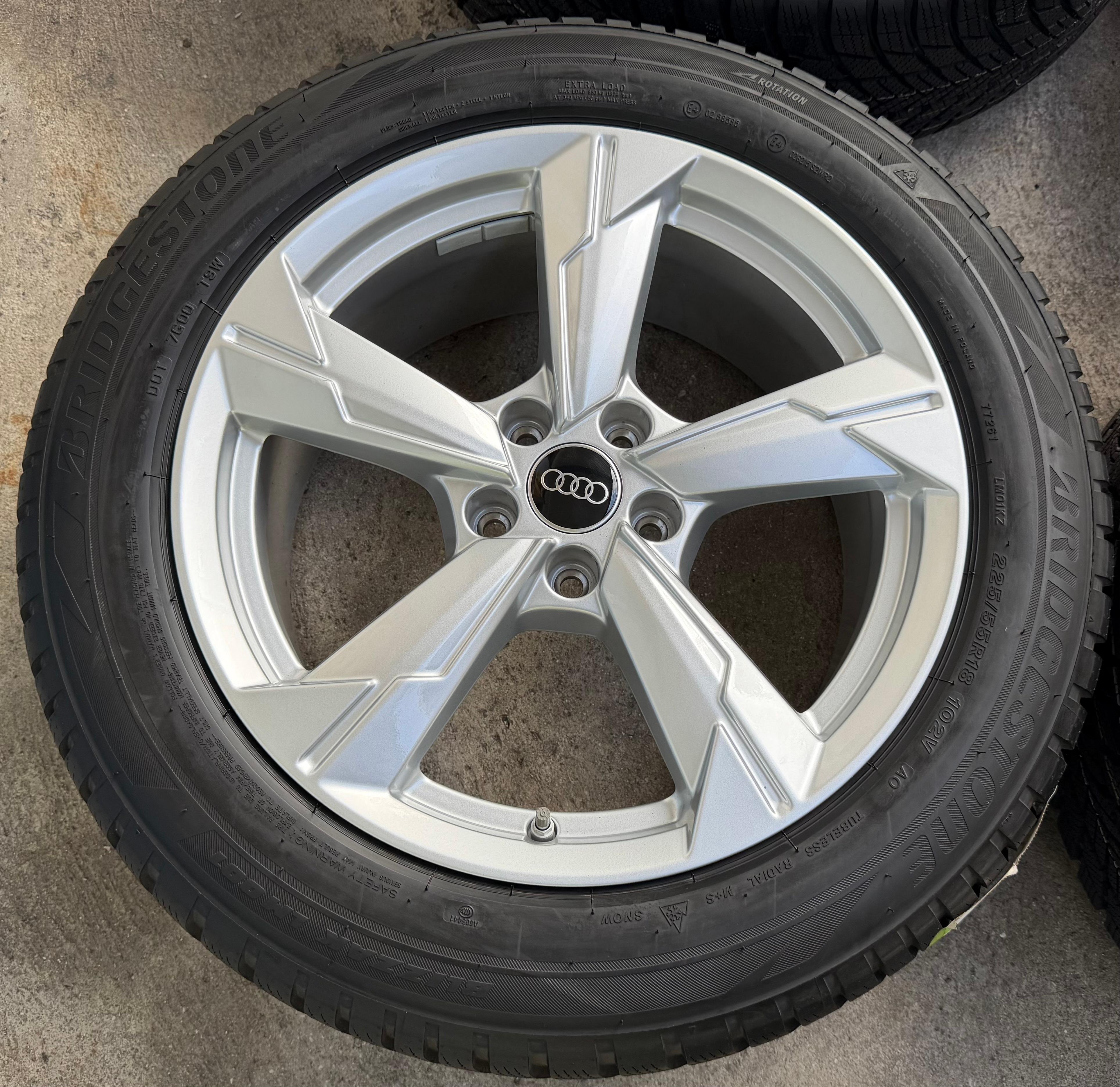 4 Original 18" Alu Winterräder Audi A6 4K F2 C8 4K0601025D 225/55R18 102V RDKS  NEU