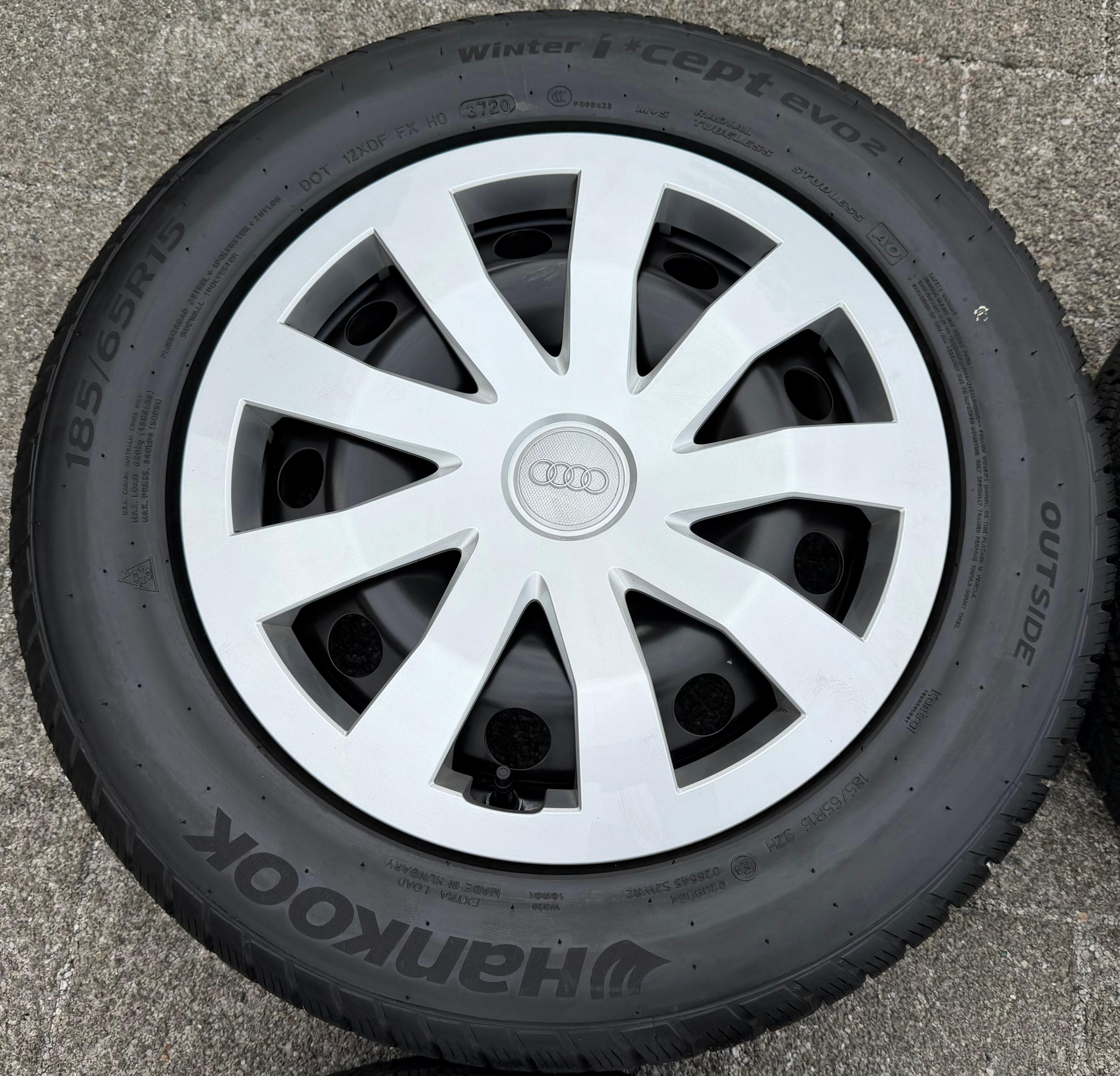 4 WINTERRÄDER AUDI A1 CITY CARVER GB SEAT IBIZA ARONA KJ VW POLO AW 2G 185/65R15 92T