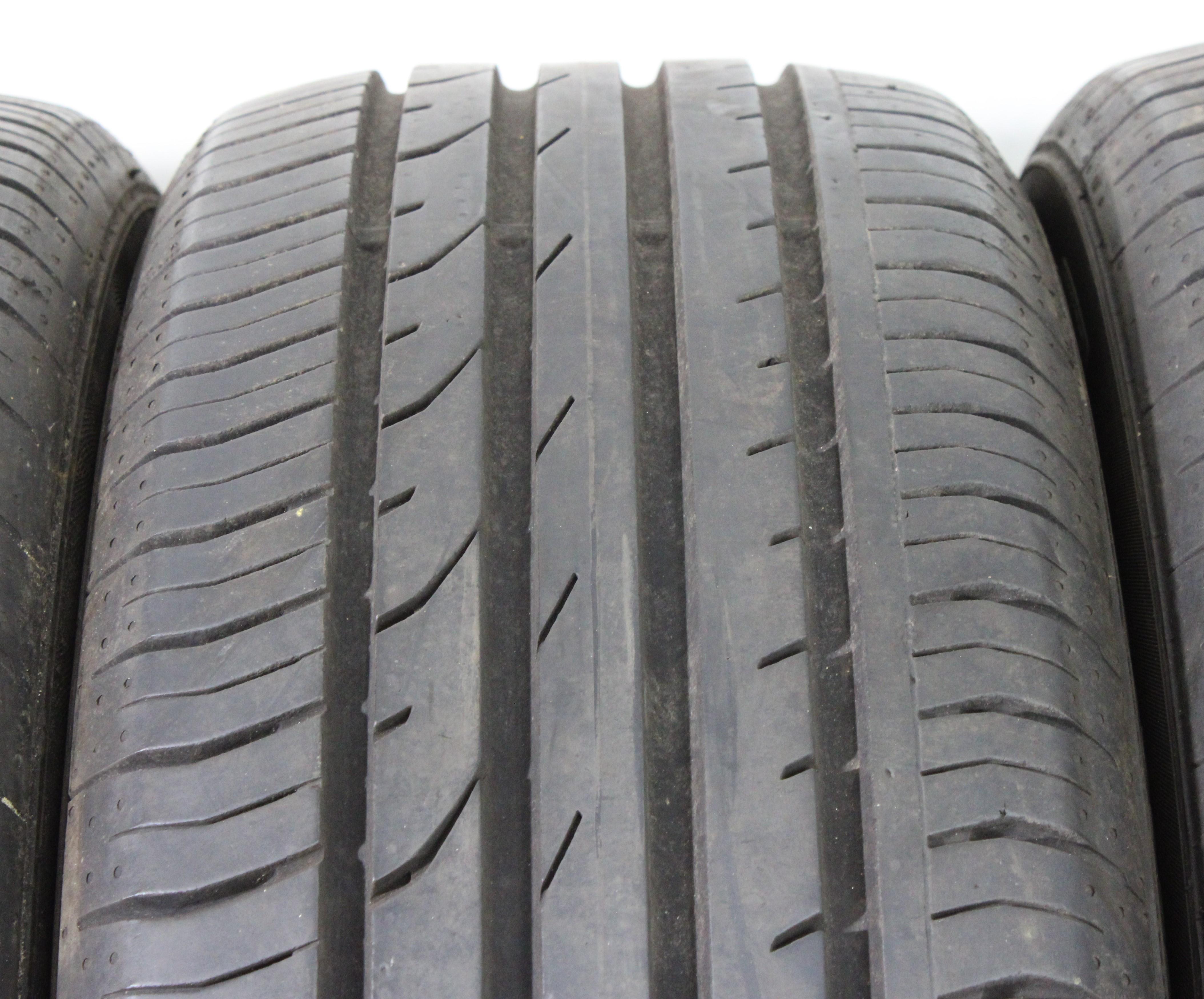 4 x 215/55R18 95H Sommerreifen Continental Premium Contact 2 6,5-7mm 2016 Freihaus