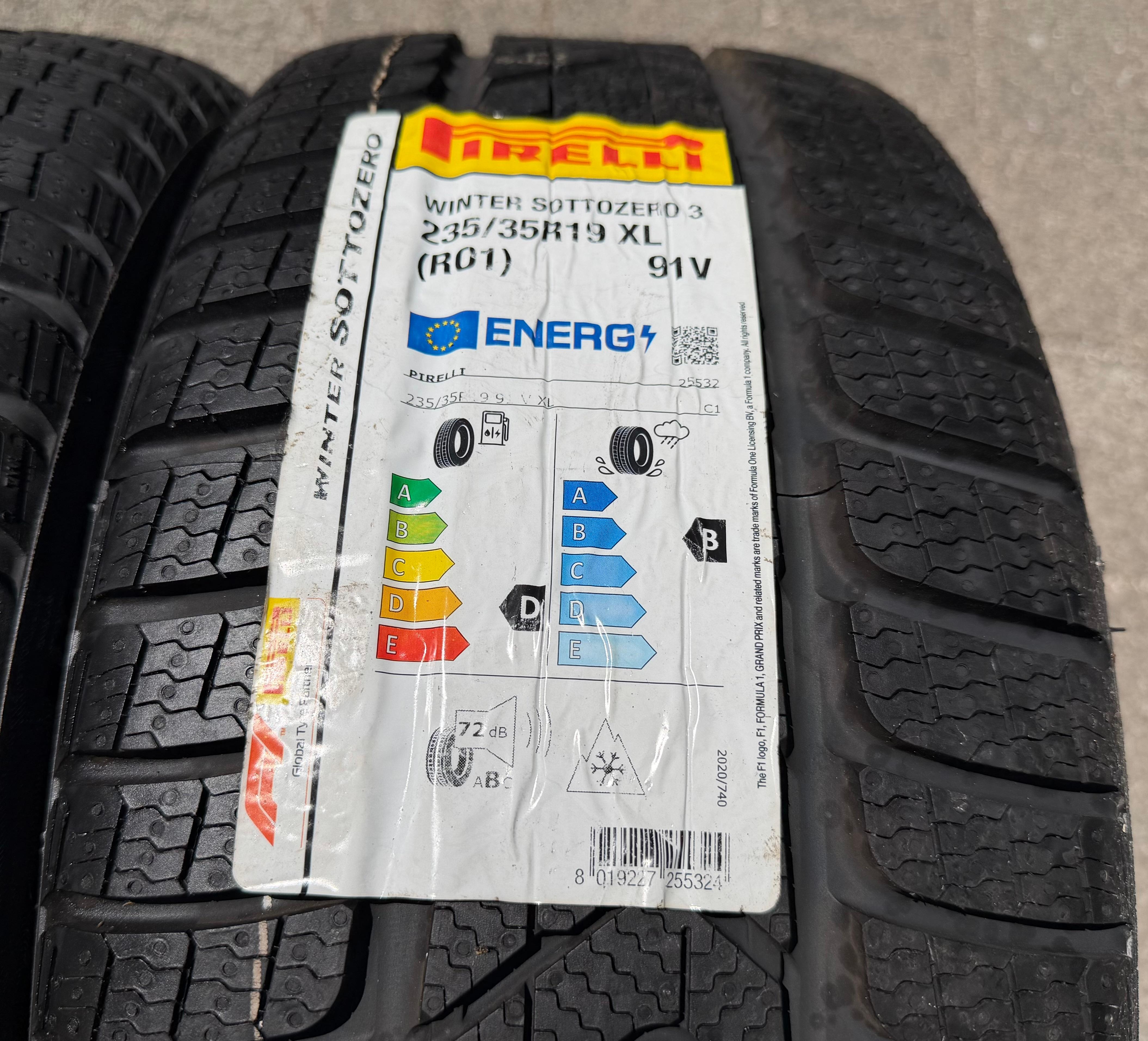 2 x 235/35R19 91V Winterreifen Pirelli Sottozero 3 NEU 2023