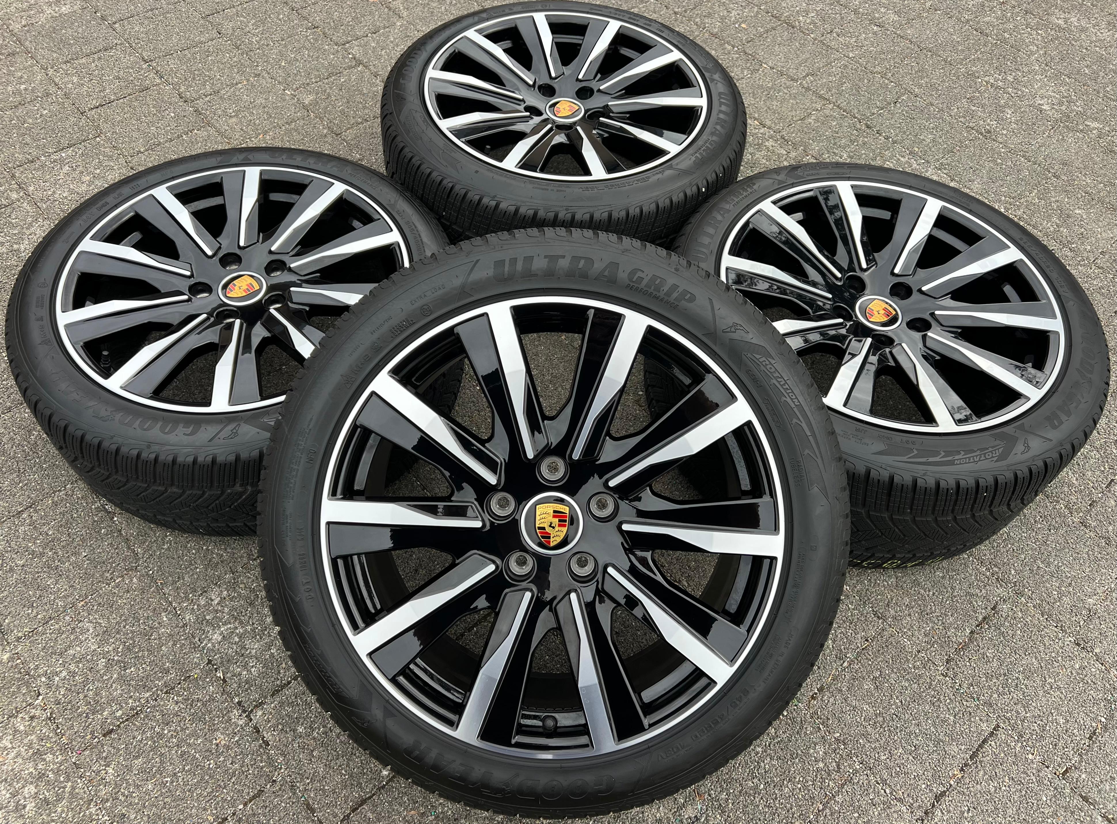 4 ORIGINAL 20" ALU WINTERRÄDER PORSCHE TAYCAN TEQUIPMENT RDKS FREIHAUS