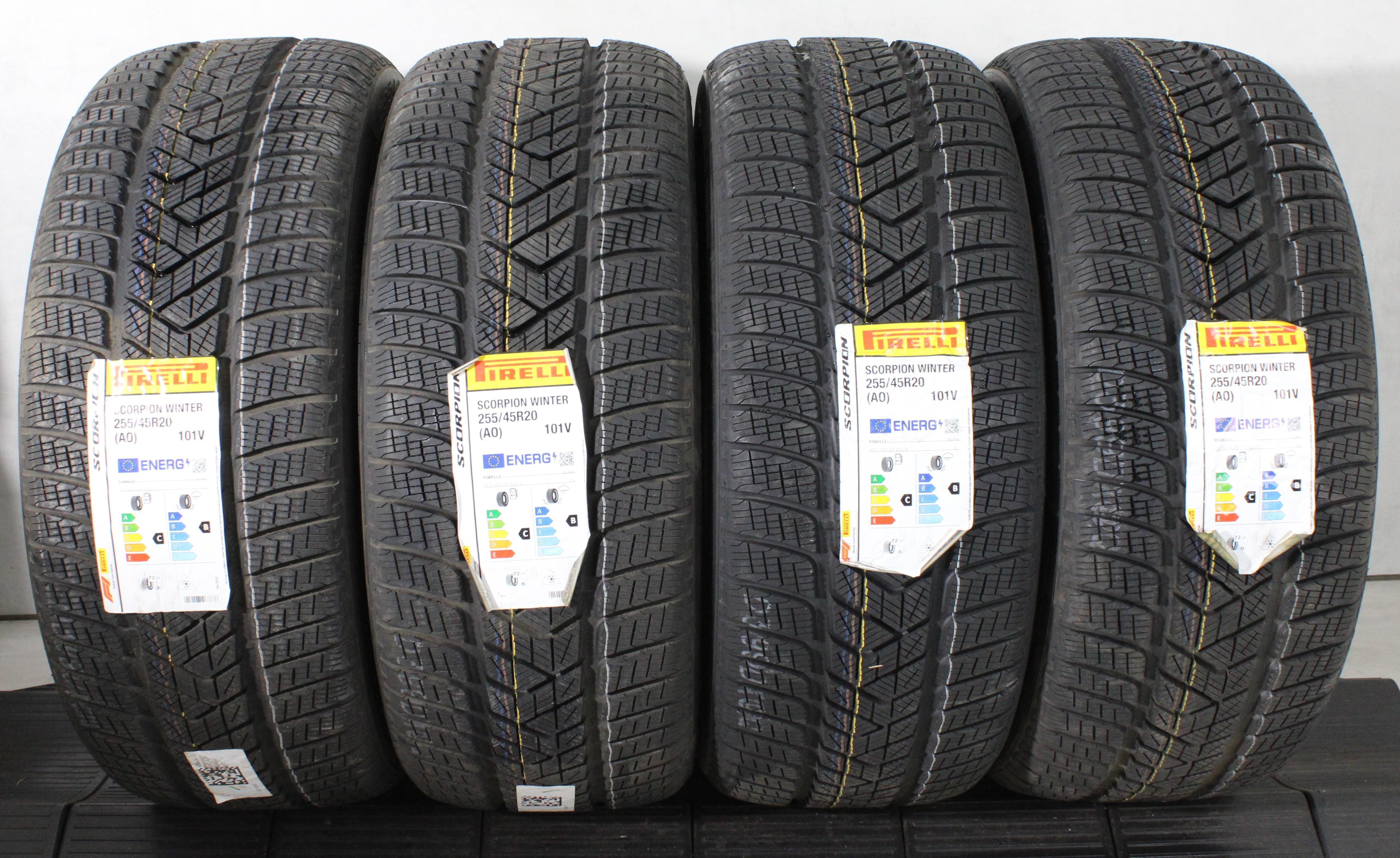 4 x 255/45R20 101V Winterreifen Pirelli Scorpion Winter AO 2022 NEU
