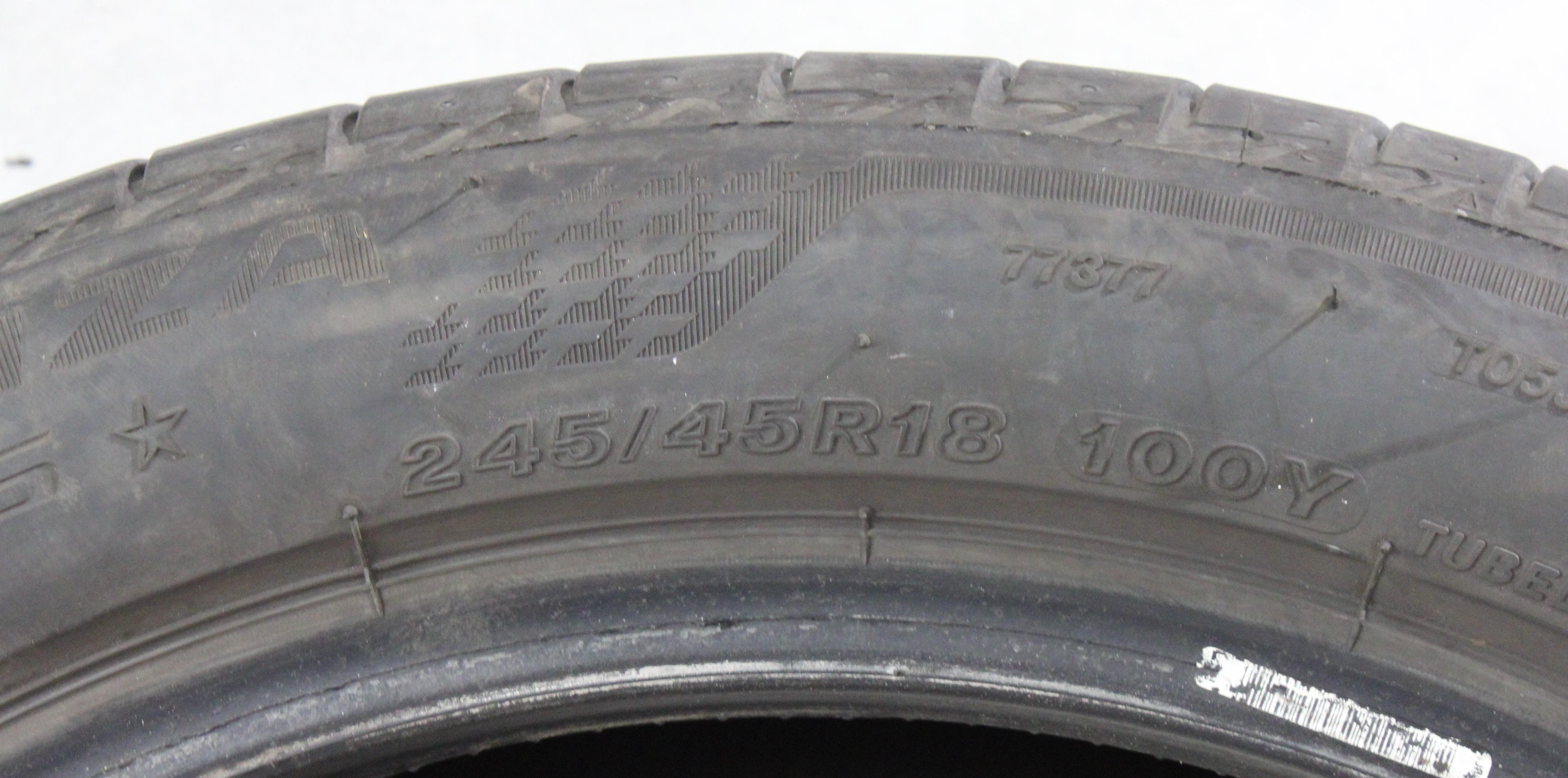 1 x 245/45R18 100Y Sommerreifen Bridgestone Turanza T005 * 5-5,5mm 2023