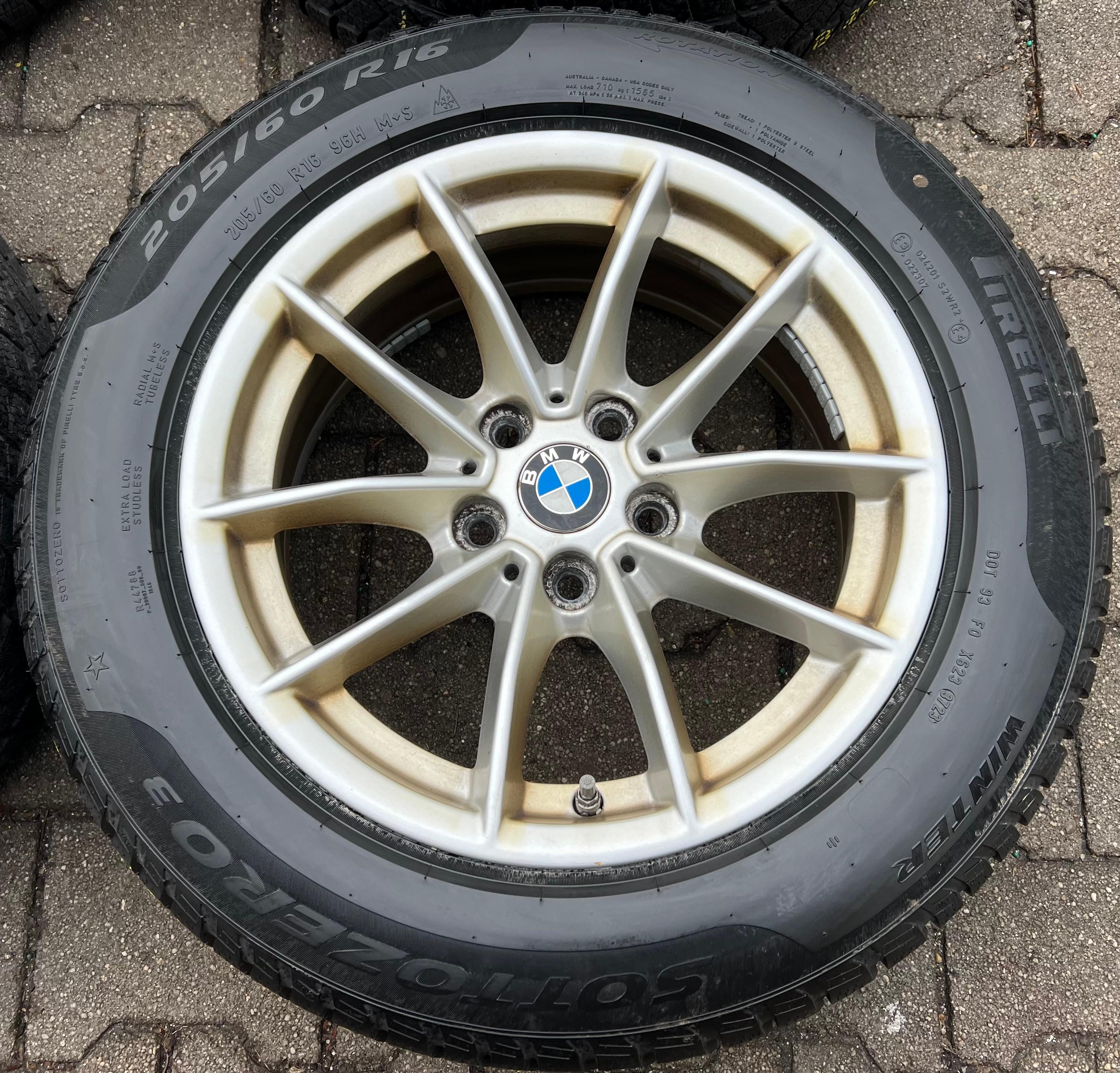 4 ROUES D'HIVER ORIGINALES 16" EN ALU BMW SÉRIE 3 G20 G21 205/60R16 96H RDKS 2023 LIVRAISON GRATUITE
