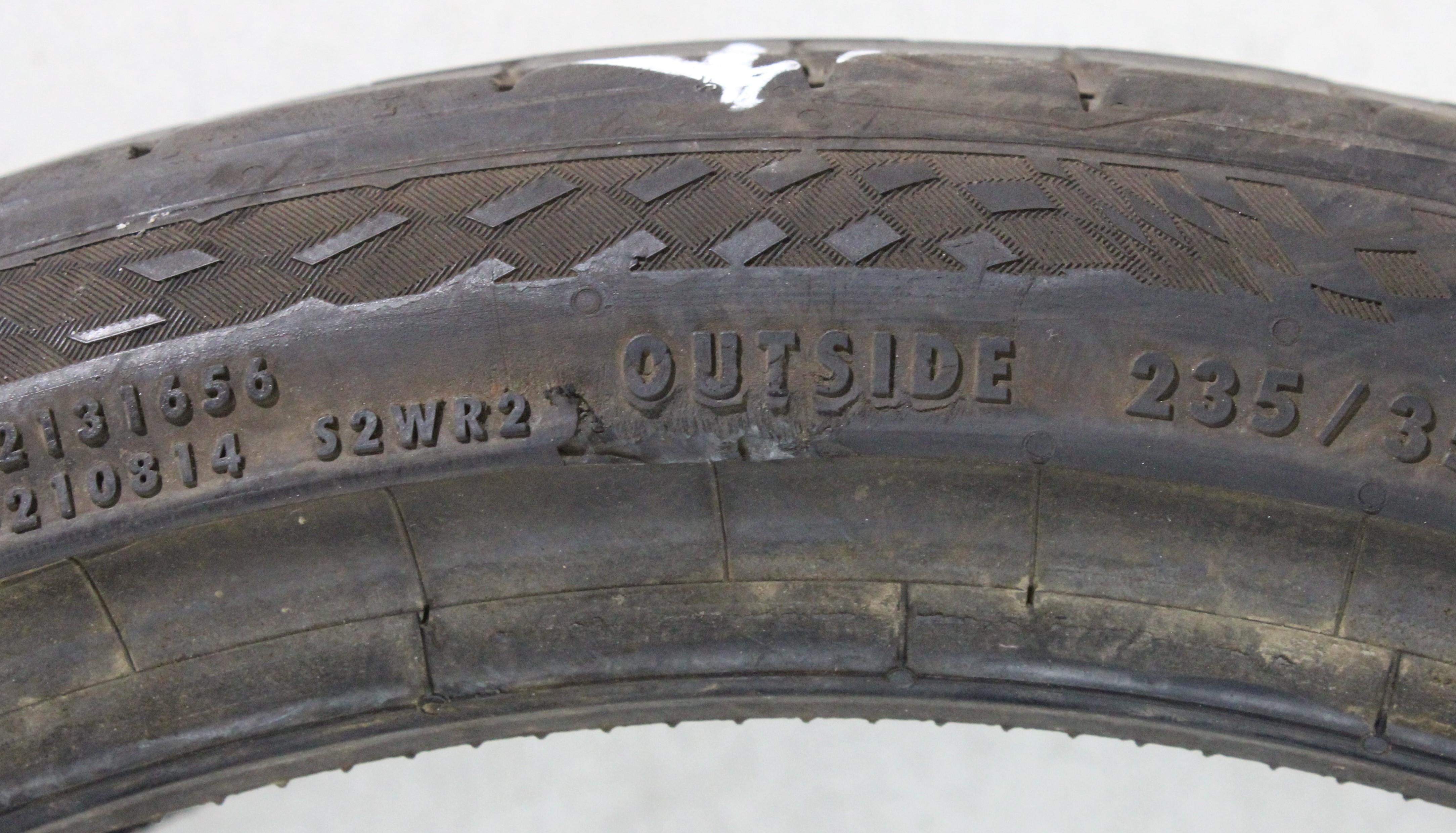 2 x 235/35R19 91Y Sommerreifen Continental Sport Contact 7 5-5,5mm 2023/2024 XL