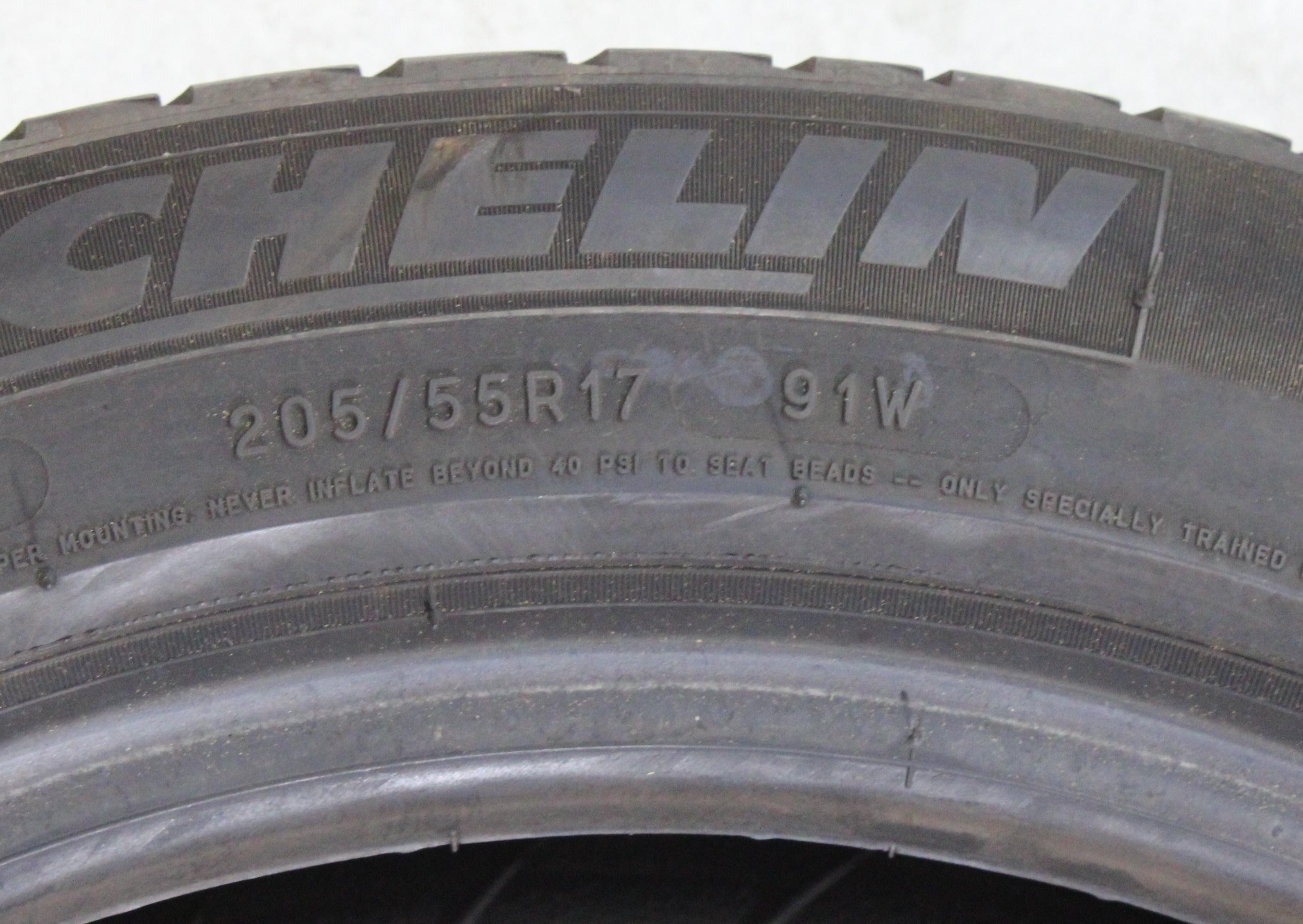 2 x 205/55R17 91W Sommerreifen Michelin Primacy 3 Runflat 5mm 2016