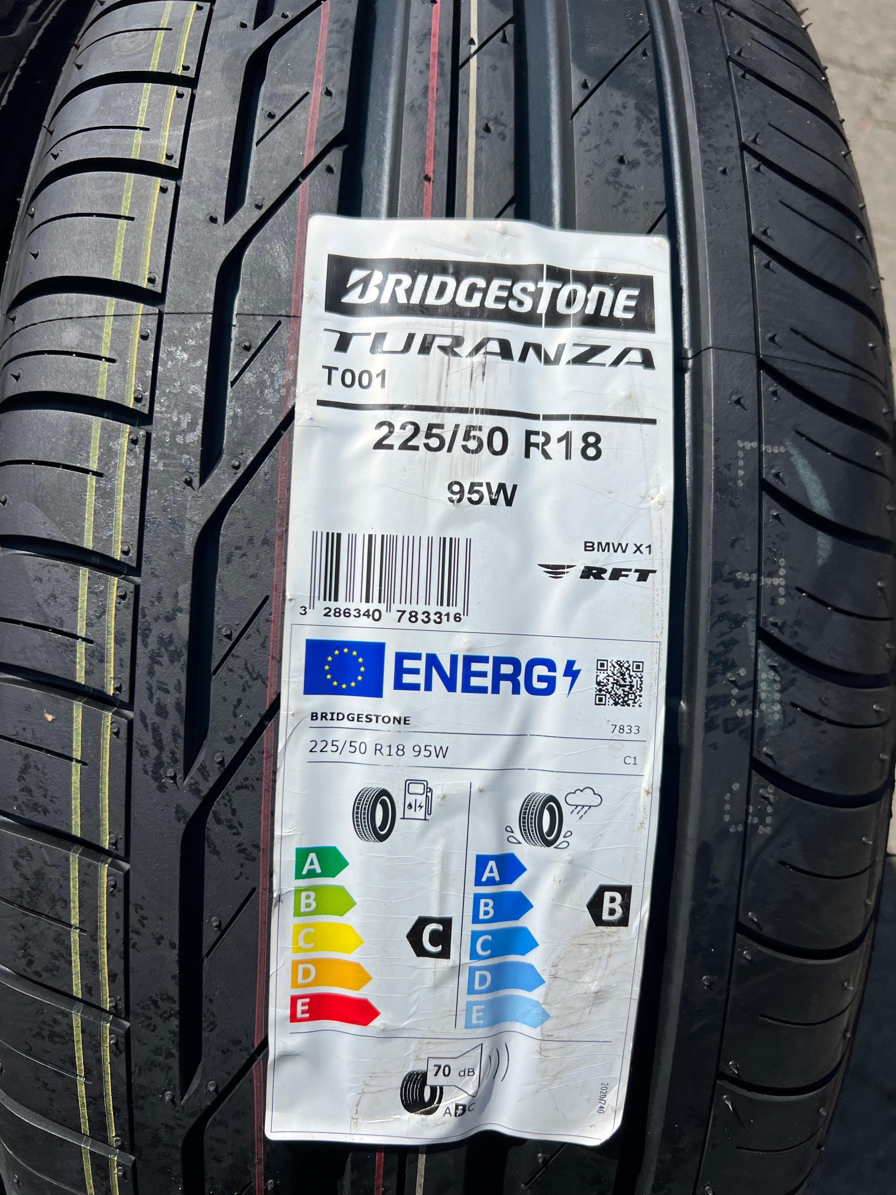 2 x 225/50R18 95W Pneus d'été Bridgestone Turanza T001* Runflat 2023 NEUF