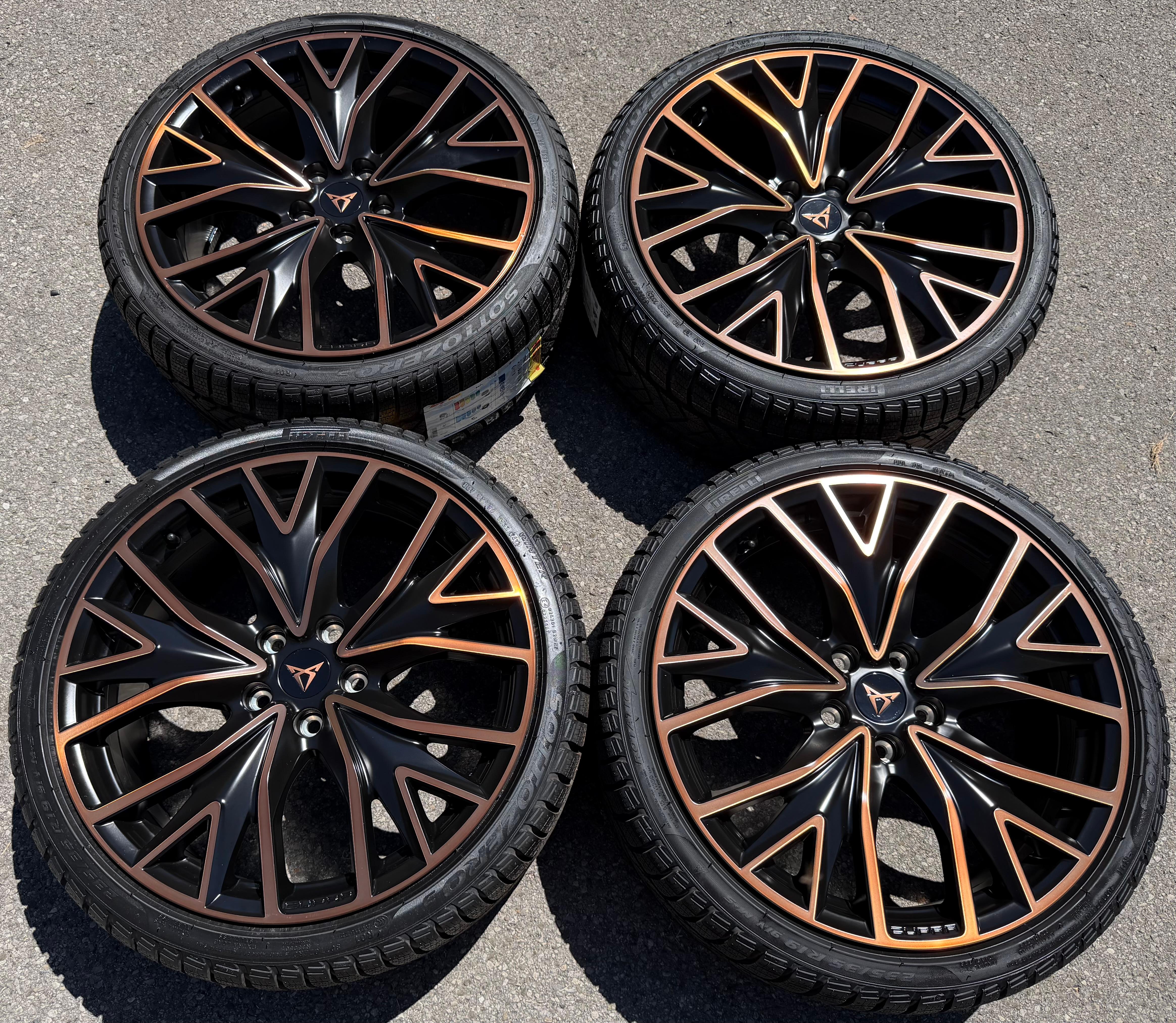 4 ORIGINAL 19" ALU WINTERRDER SEAT LEON CUPRA 5FA601025R EXCLUSIVE II