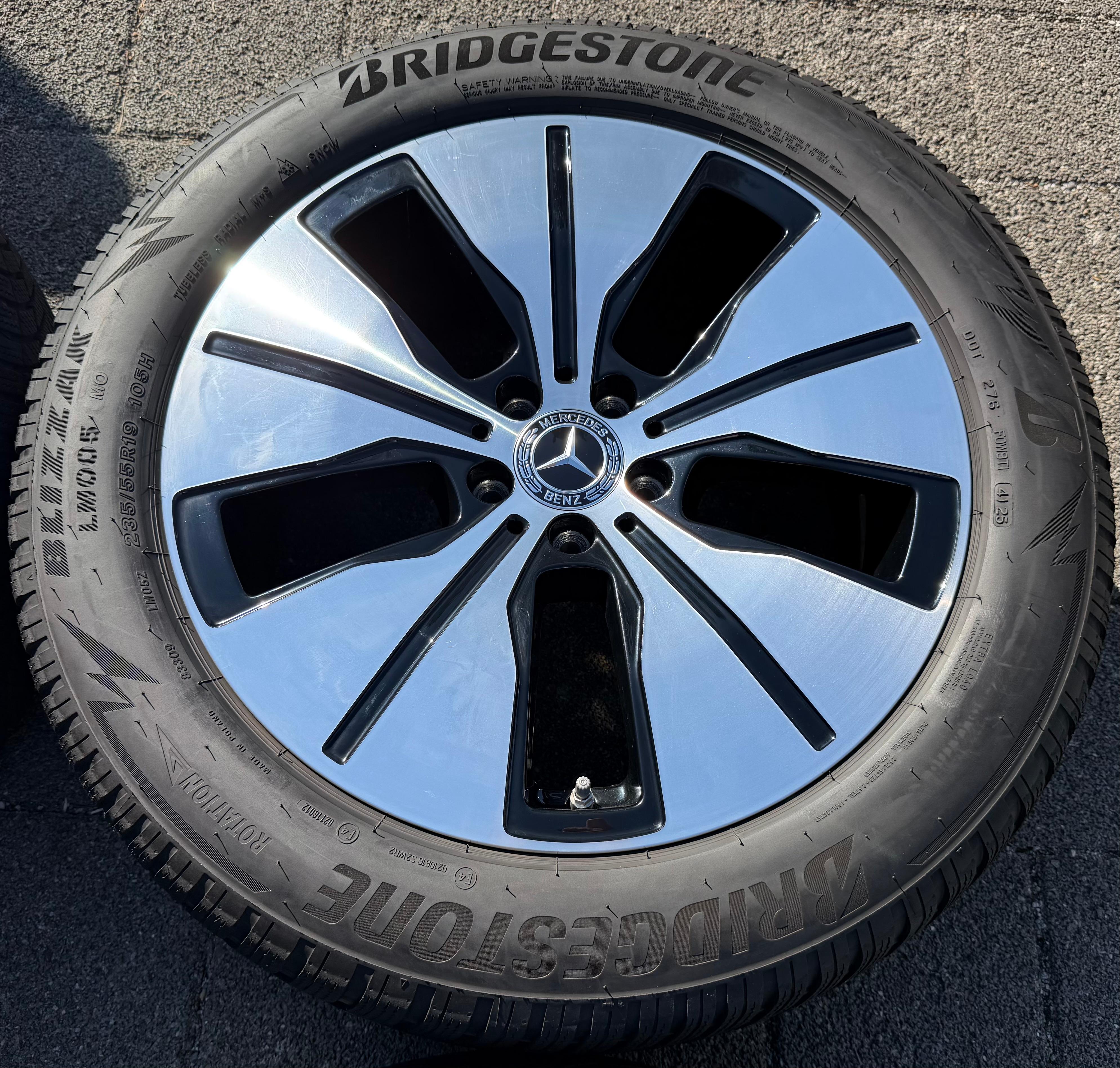 4 Original 19" Alufelgne Mercedes Benz EQC 293 A2934010100 RDKS 8x19 ET34 RDKS