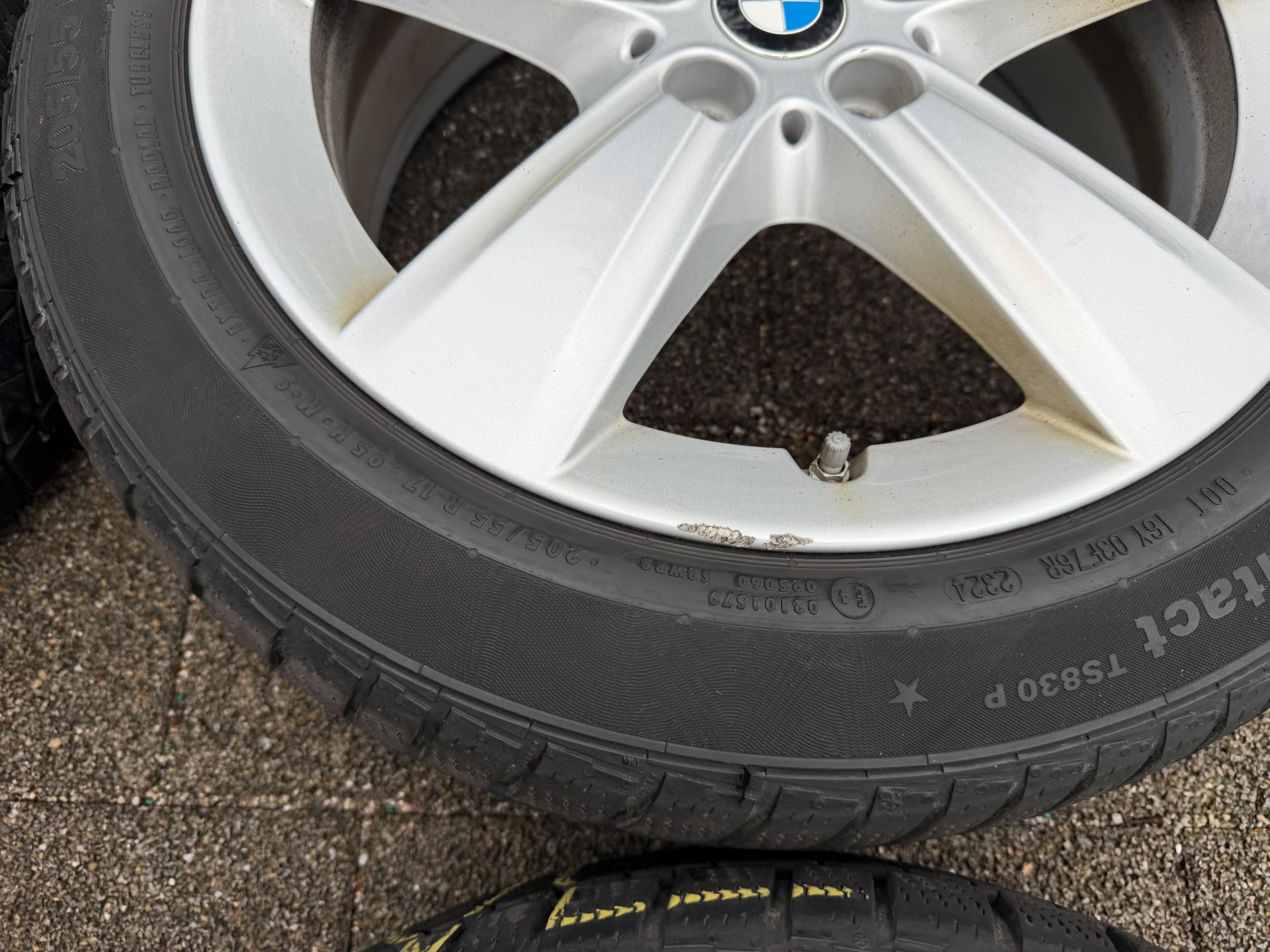 4 RUEDAS DE INVIERNO ORIGINALES DE ALEACIÓN DE 17" PARA BMW SERIE 2 ACTIVE TOURER F45 GRAND TOURER F46 6855087 NUEVAS, ENVÍO GRATUITO