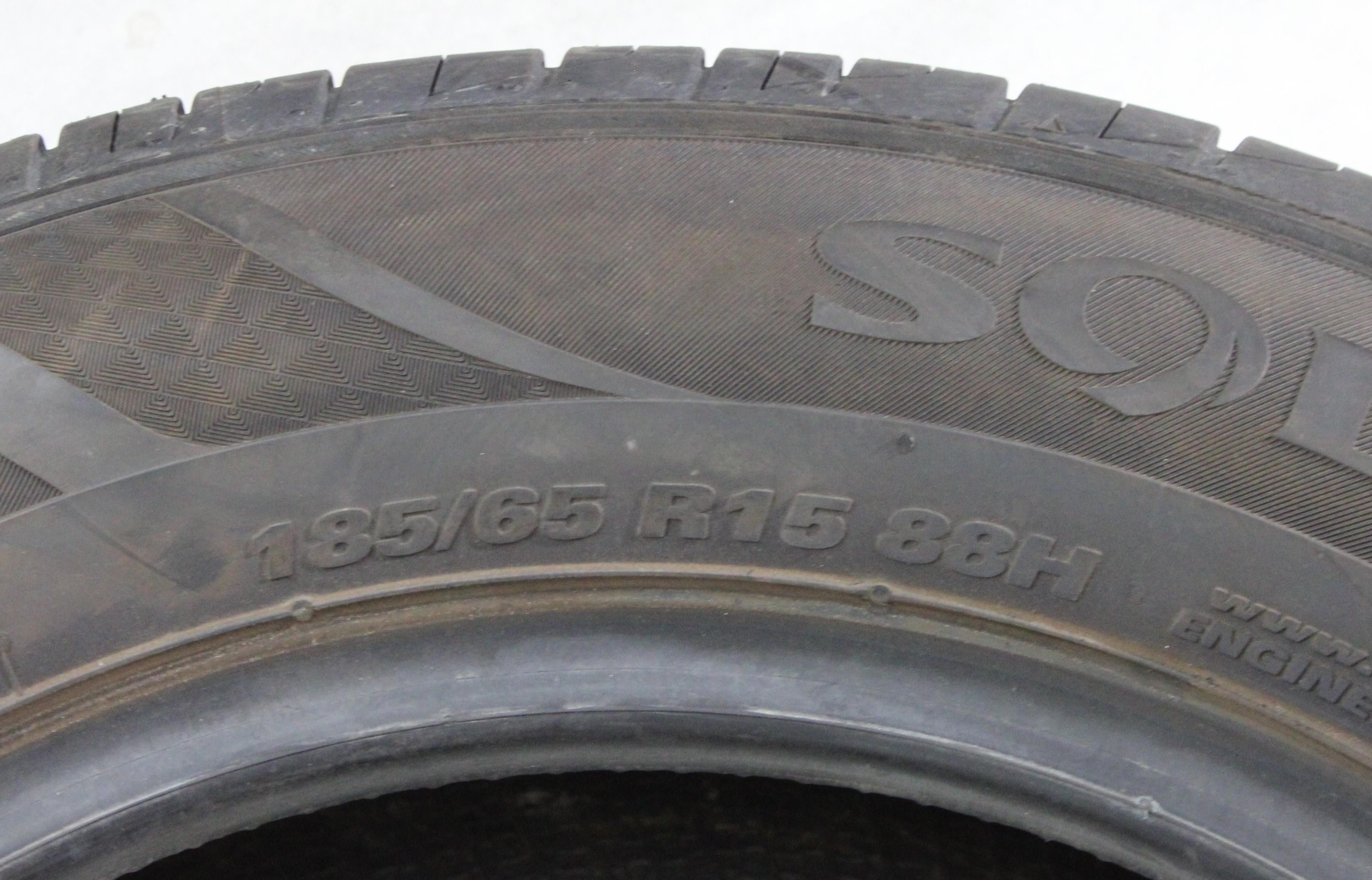 4 x 185/65R15 88H Sommerreifen Kumho Solus HS63 6,5-7mm 2024