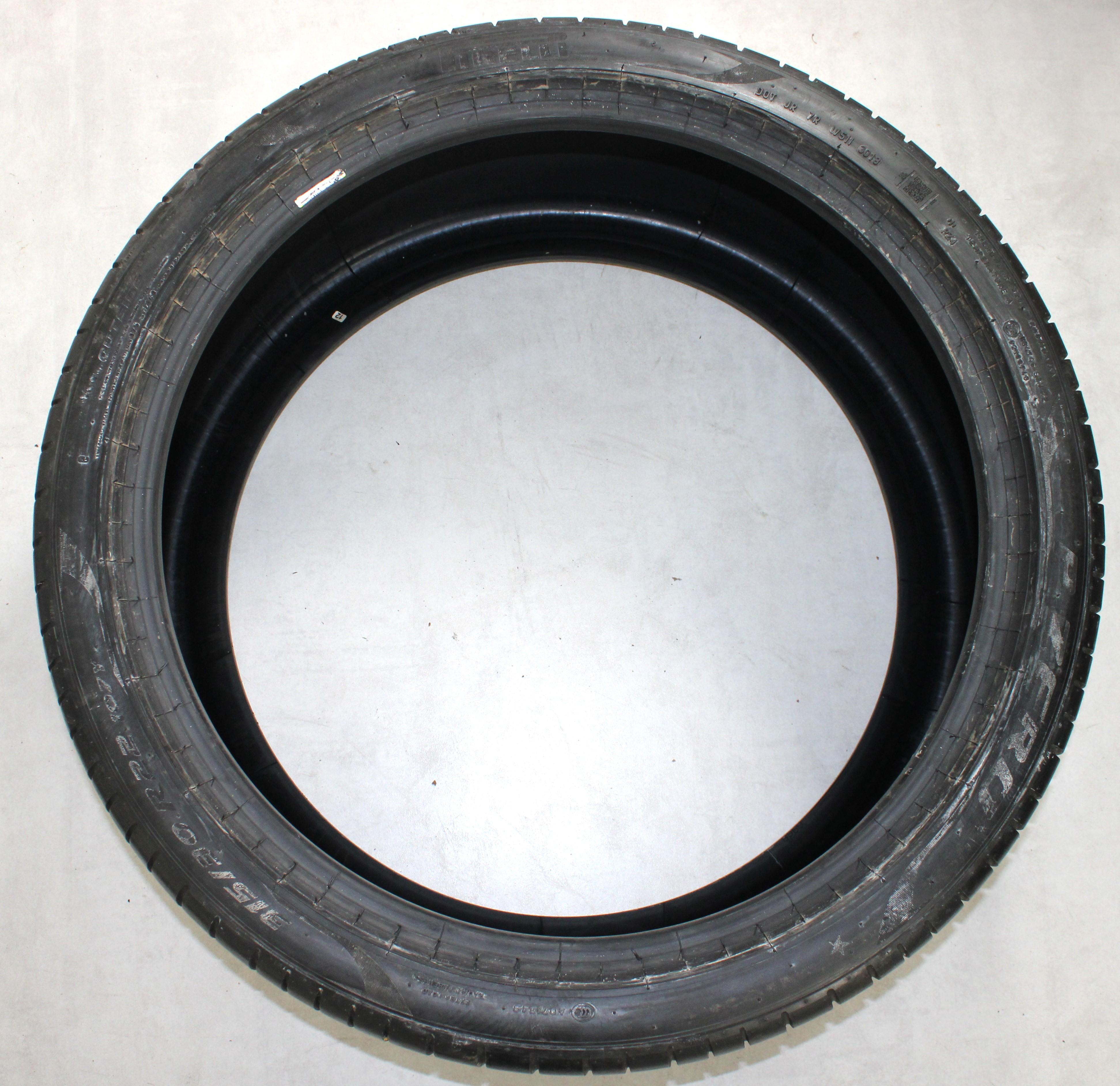 1 x 315/30R22 107Y Sommerreifen Pirelli Pzero PZ4 5-5,5mm 2018 *