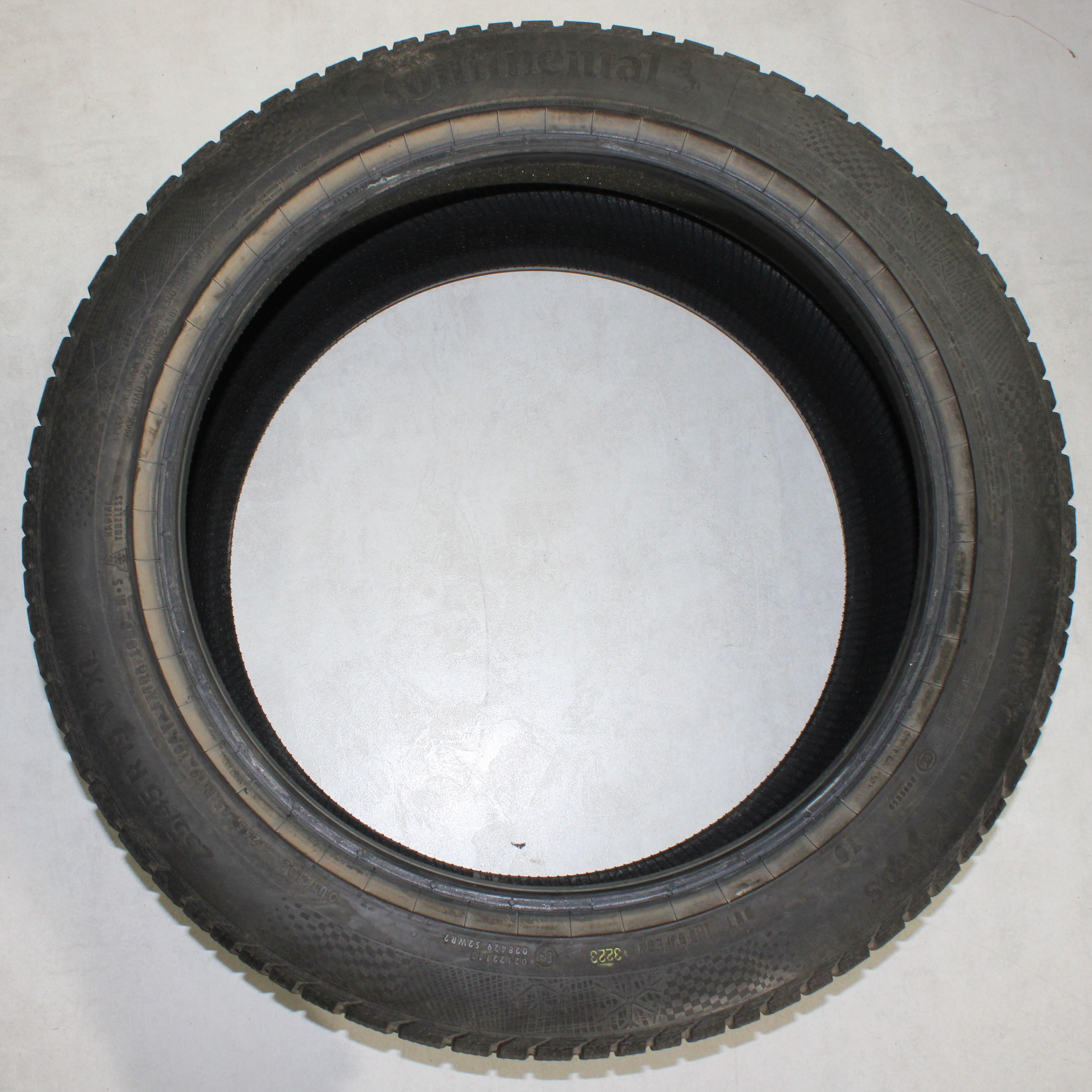 4 x 255/45R19 104V Winterreifen Continental Winter Contact TS860S TO 2x5mm/2x5,5-6mm 2x2023/2x2025 Silent XL