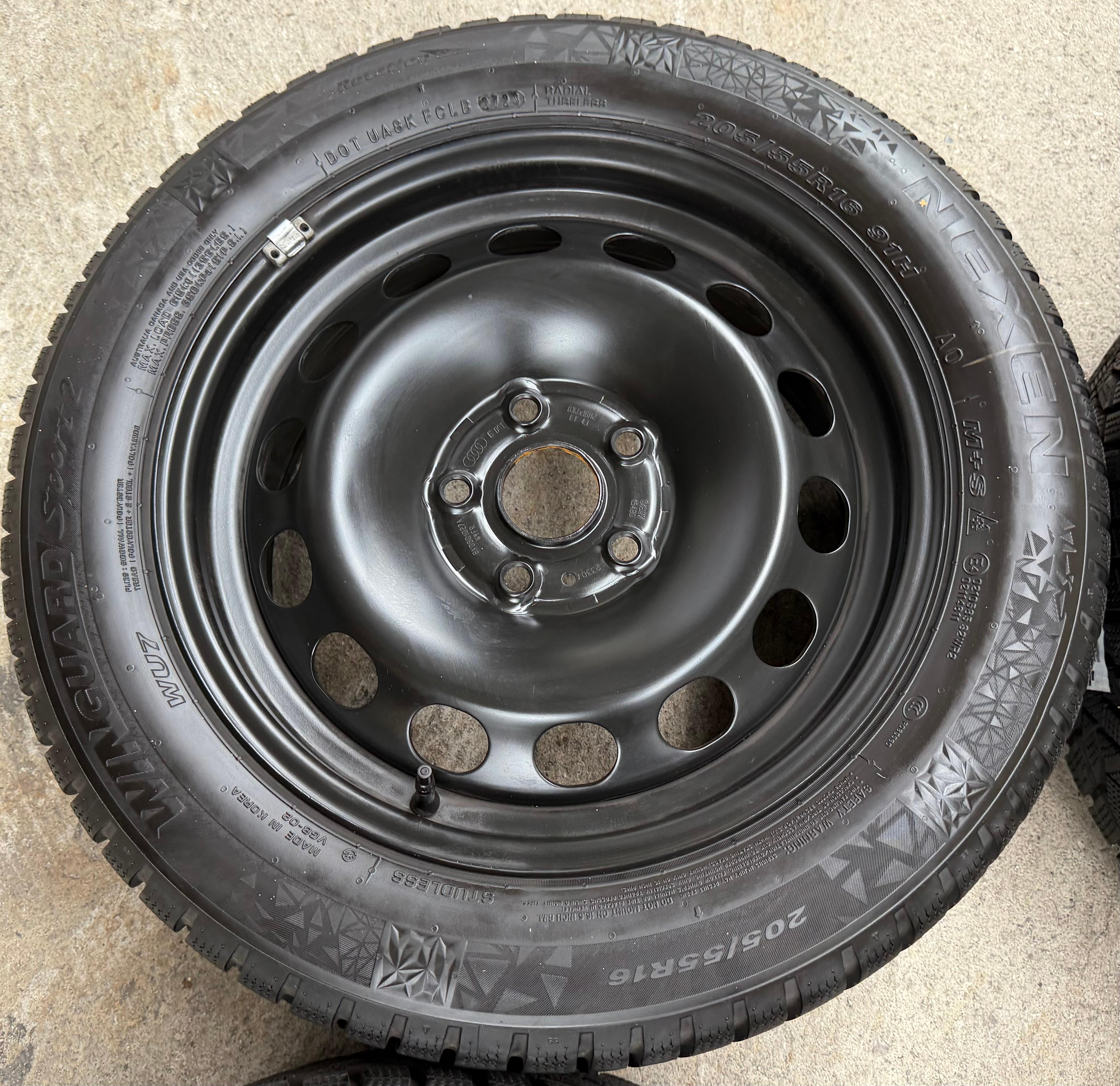 4 Winterräder Audi A3 8V Sportback Cabrio  205/55R16 91H Nexen 8V0601027A 2023