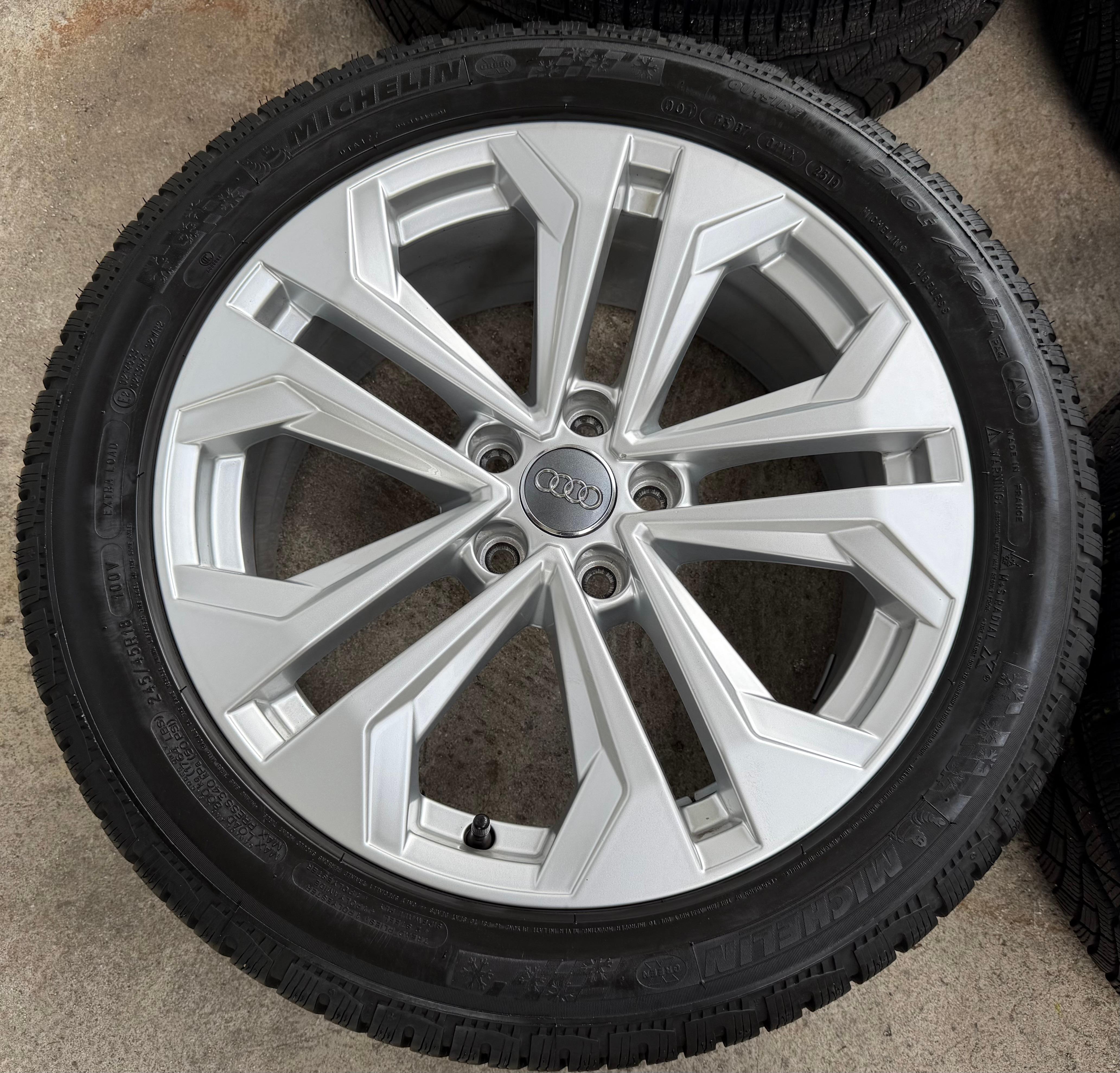 4 Original 18" Alu Winterräder Audi A4 Allroad 8W B9 8W9601025L 245/45R18 100V