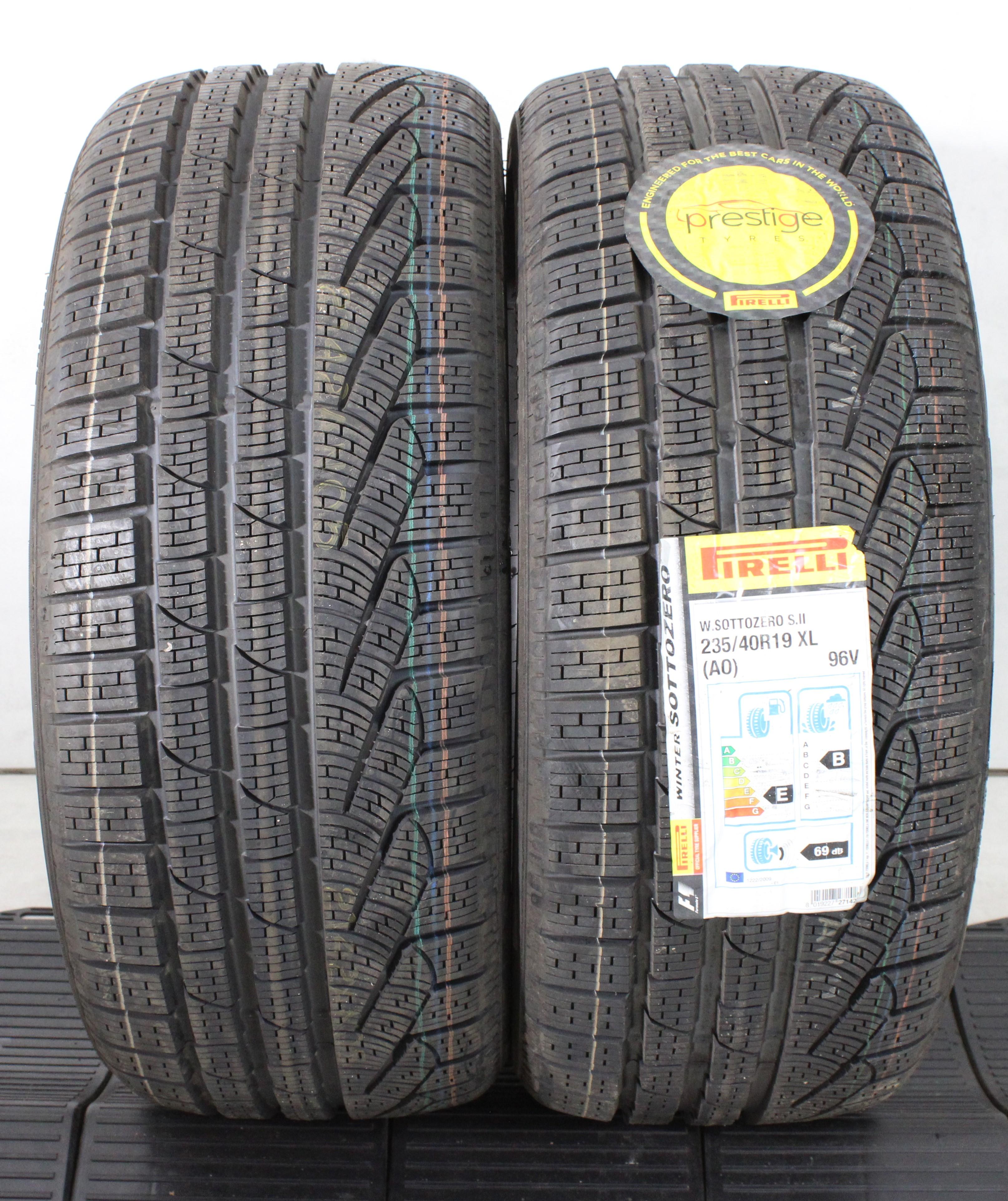 2 x 235/40R19 96V Winterreifen Pirelli Sottozero Winter 240 Serie 2 2017/2019 AO