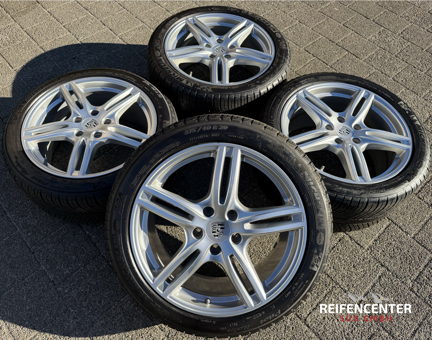 4 ruedas de invierno de aleación originales de 20" para Porsche Panamera 971 971698025B 971698025C Michelin RDKS