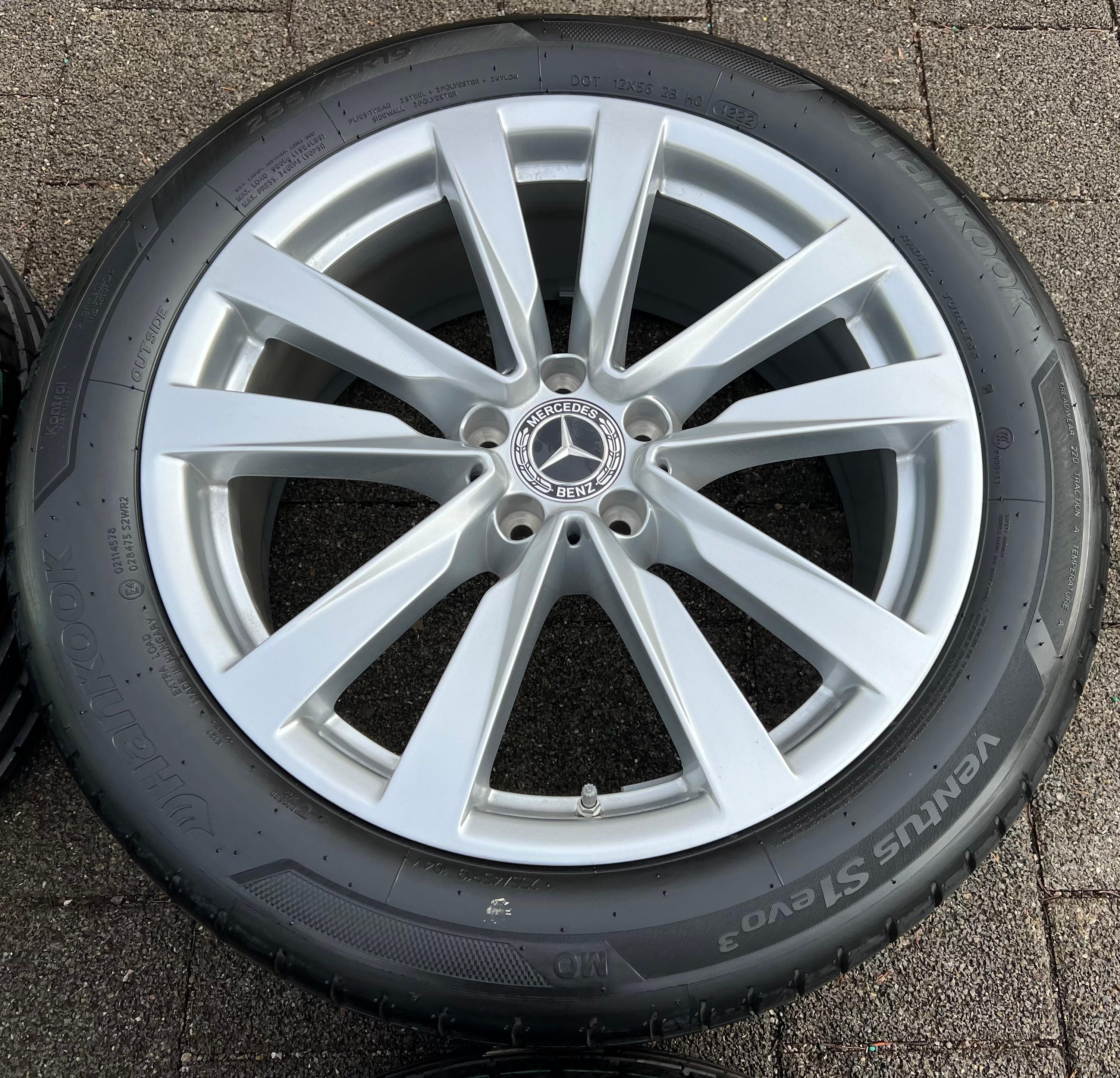 4 ROUES D'ÉTÉ ORIGINALES 19" EN ALUMINIUM MERCEDES BENZ CLASSE S W223 A2234013100 FRANCO DE PORT