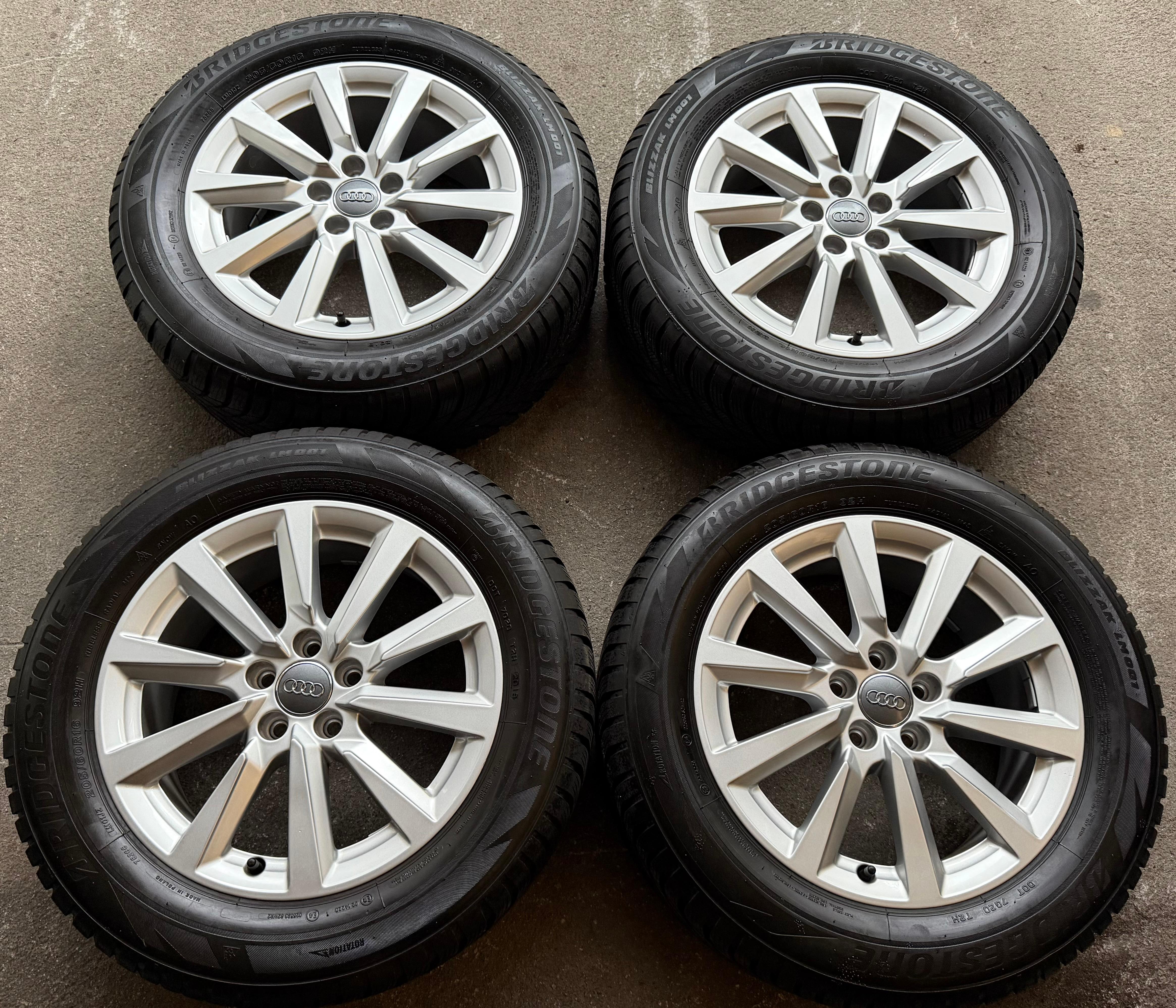 4 Original Alu Winterräder Audi A1 Allstreet GB GBH 82A601025C 205/60R16 92H Bridgestone