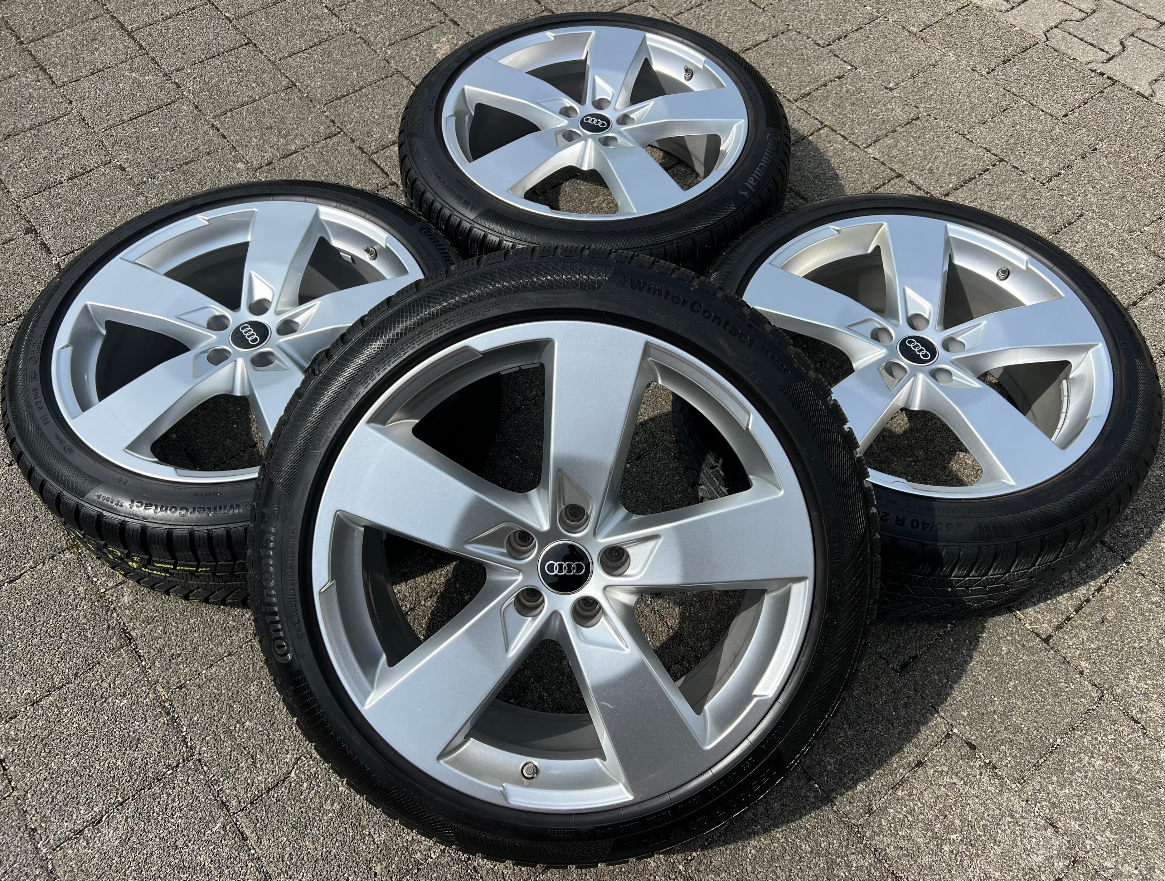 4 ORIGINAL 20" ALU WINTERRÄDER AUDI A6 S6 C8 4K0601025K 2022 255/40R20 101W CONTINENTAL