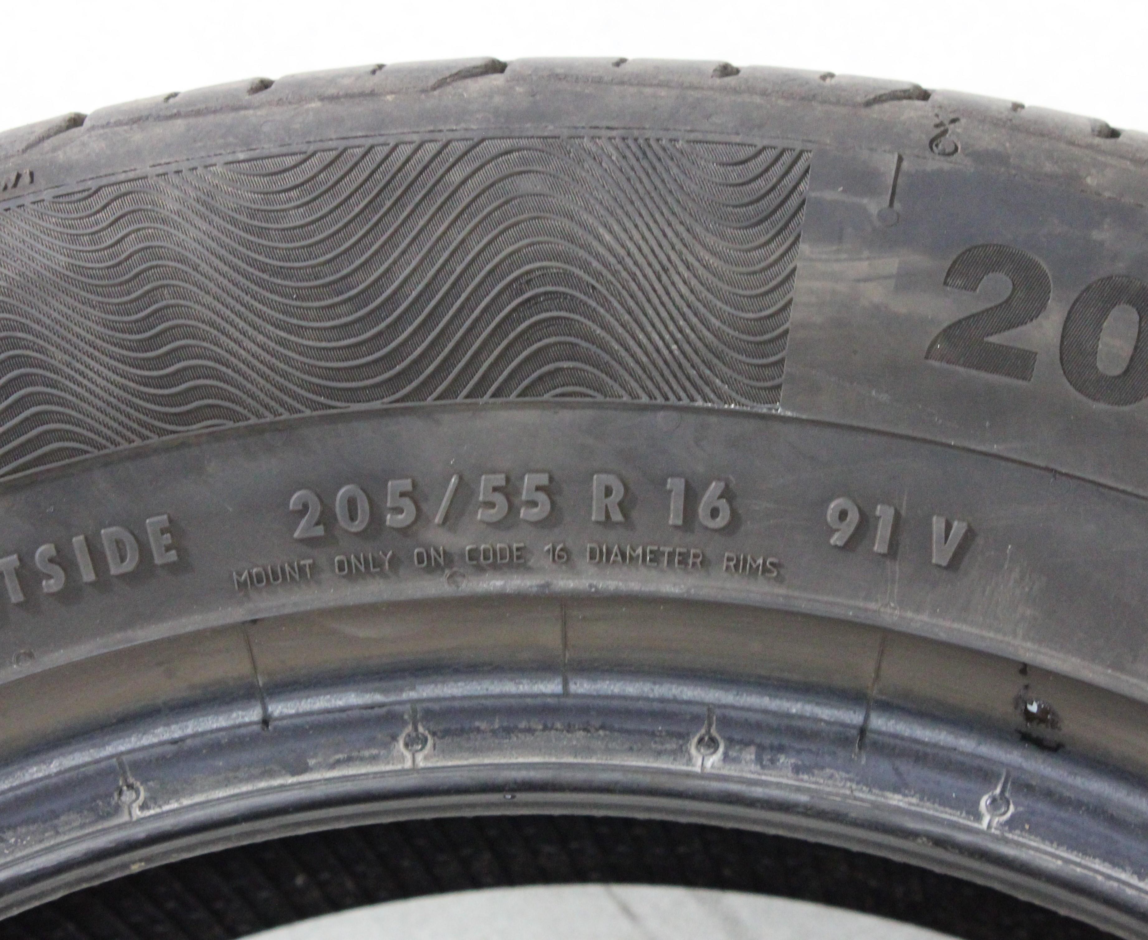 2 x 205/55R16 91V Sommerreifen Continental Premium Contact 5 6mm 2015