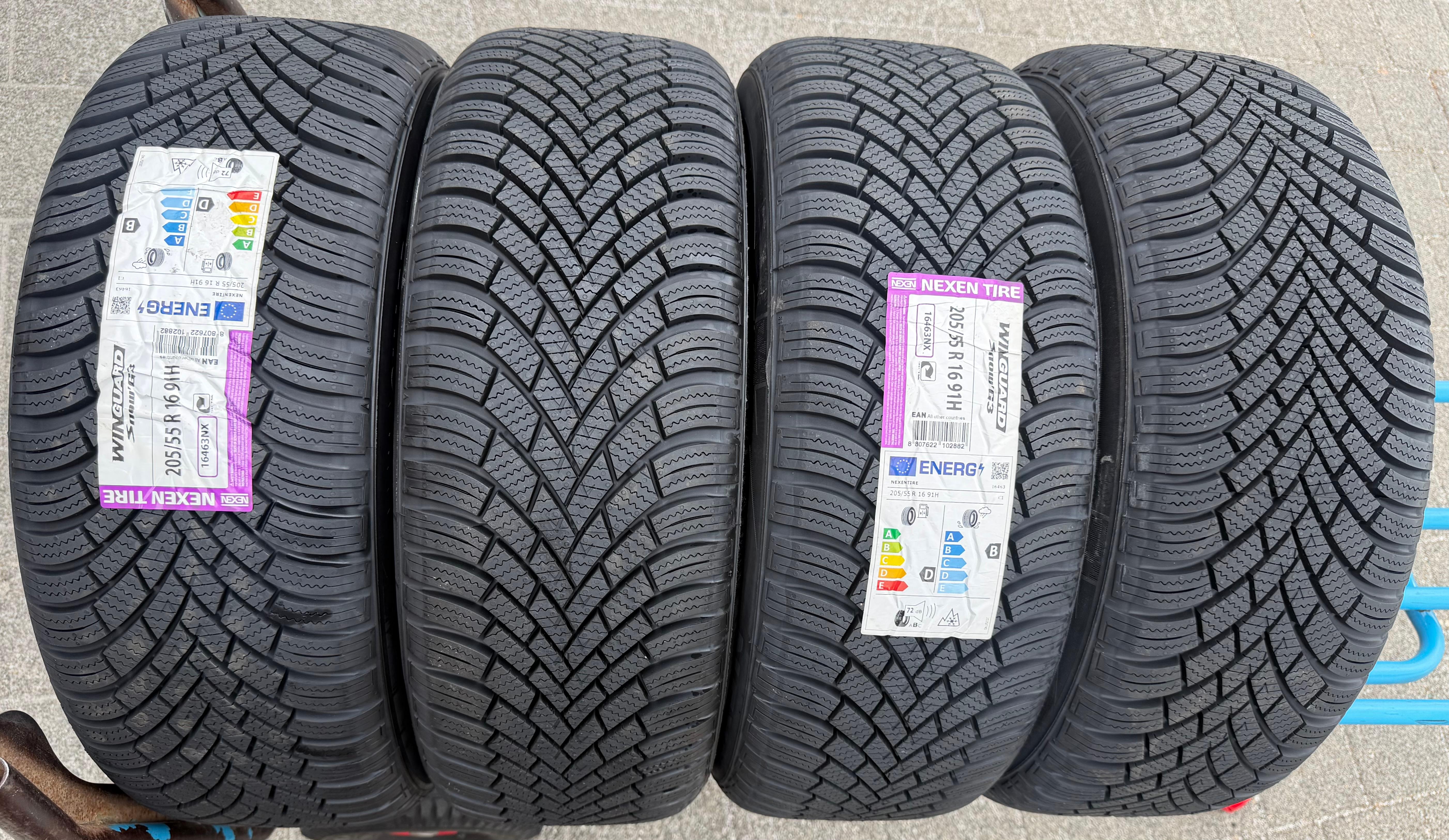 4 Winterräder Audi A3 8V Sportback Cabrio  205/55R16 91H Nexen 8V0601027A NEU