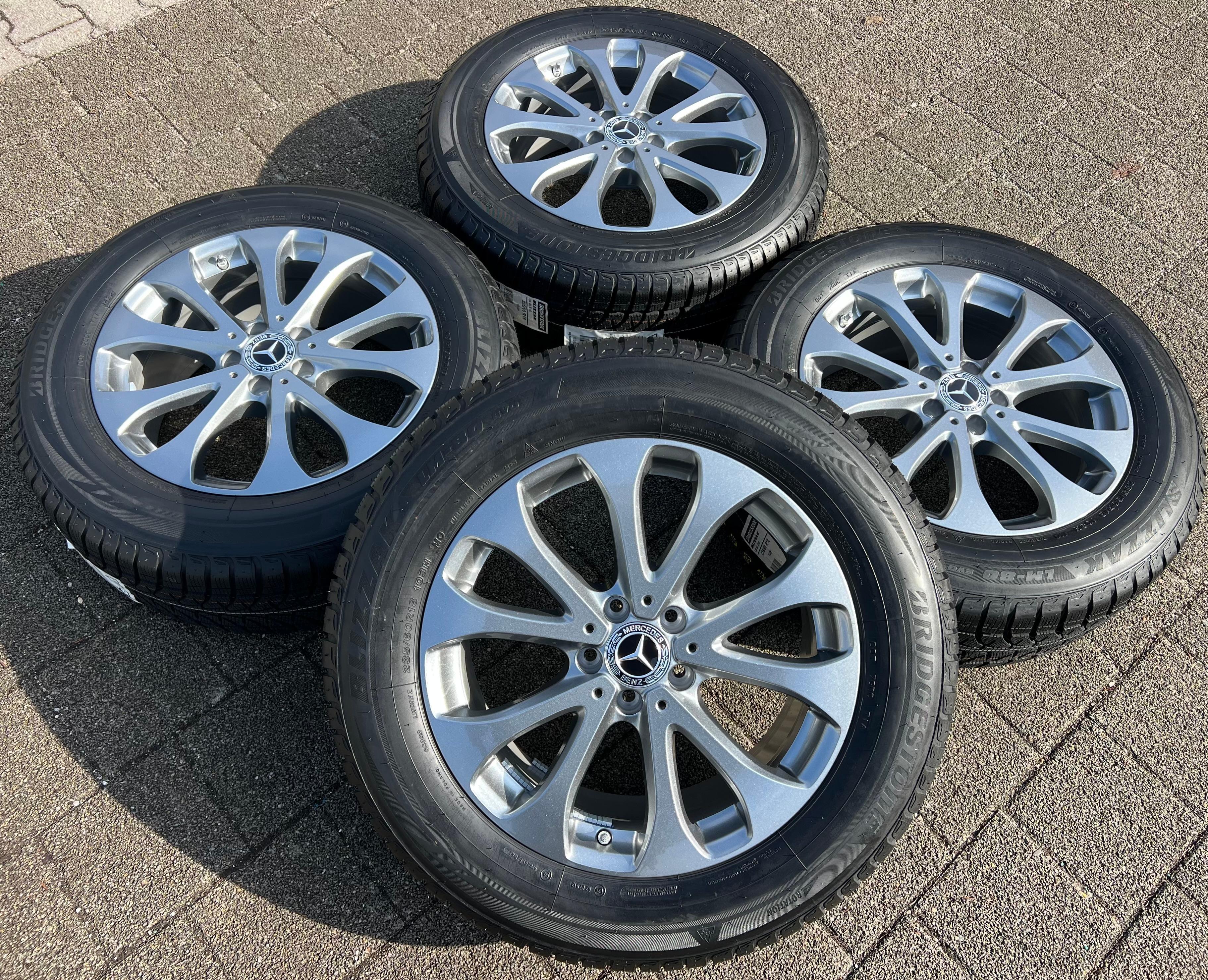 4 ORIGINAL 18" ALU WINTERRÄDER MERCEDES BENZ GLC X253 W253 A2534011500 235/60R18