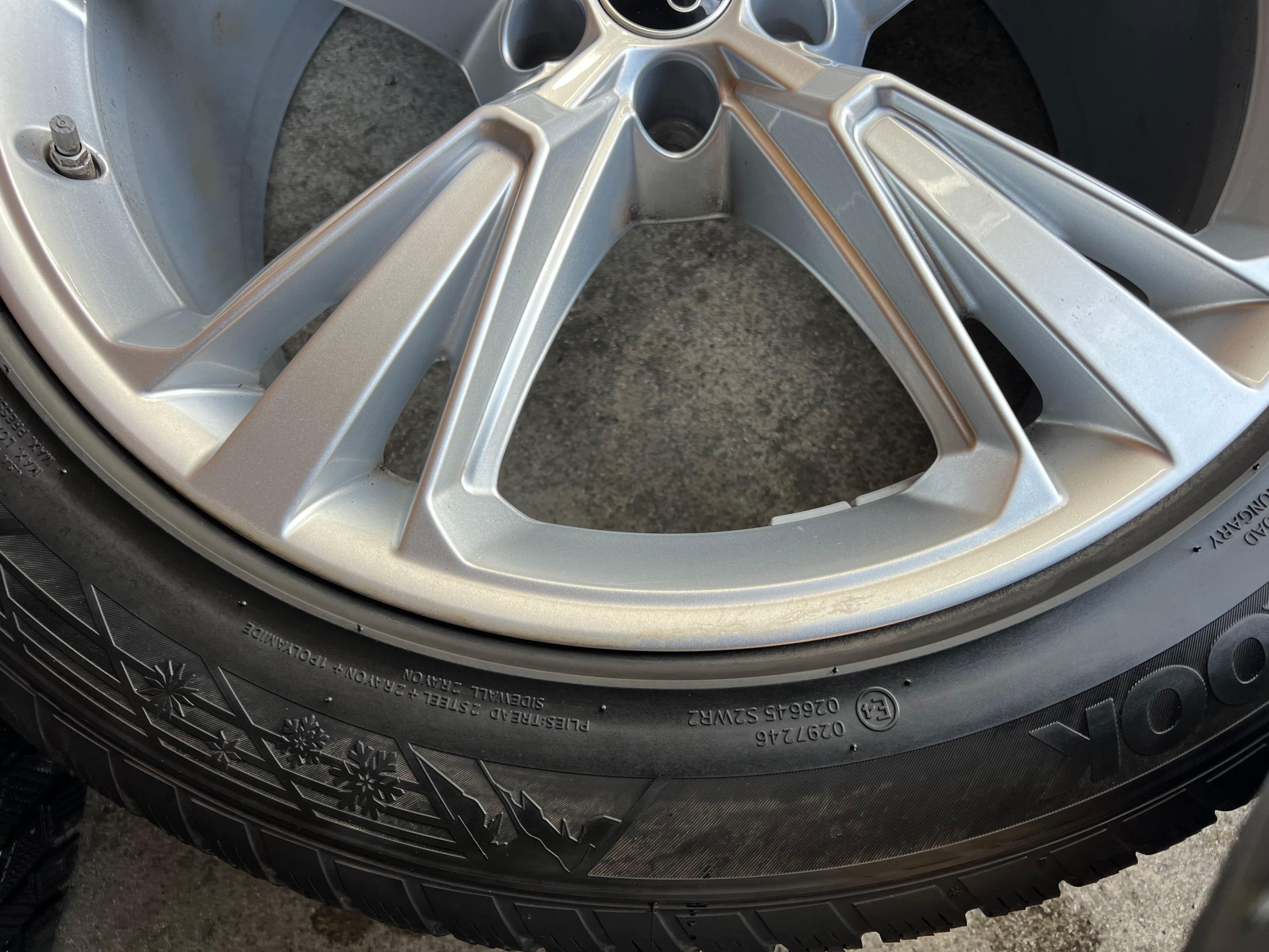 4 RUEDAS DE INVIERNO ORIGINALES DE ALEACIÓN DE 21" AUDI Q8 SQ8 4M 4M8601025H 285/45R21 113V HANKOOK ENVÍO GRATUITO