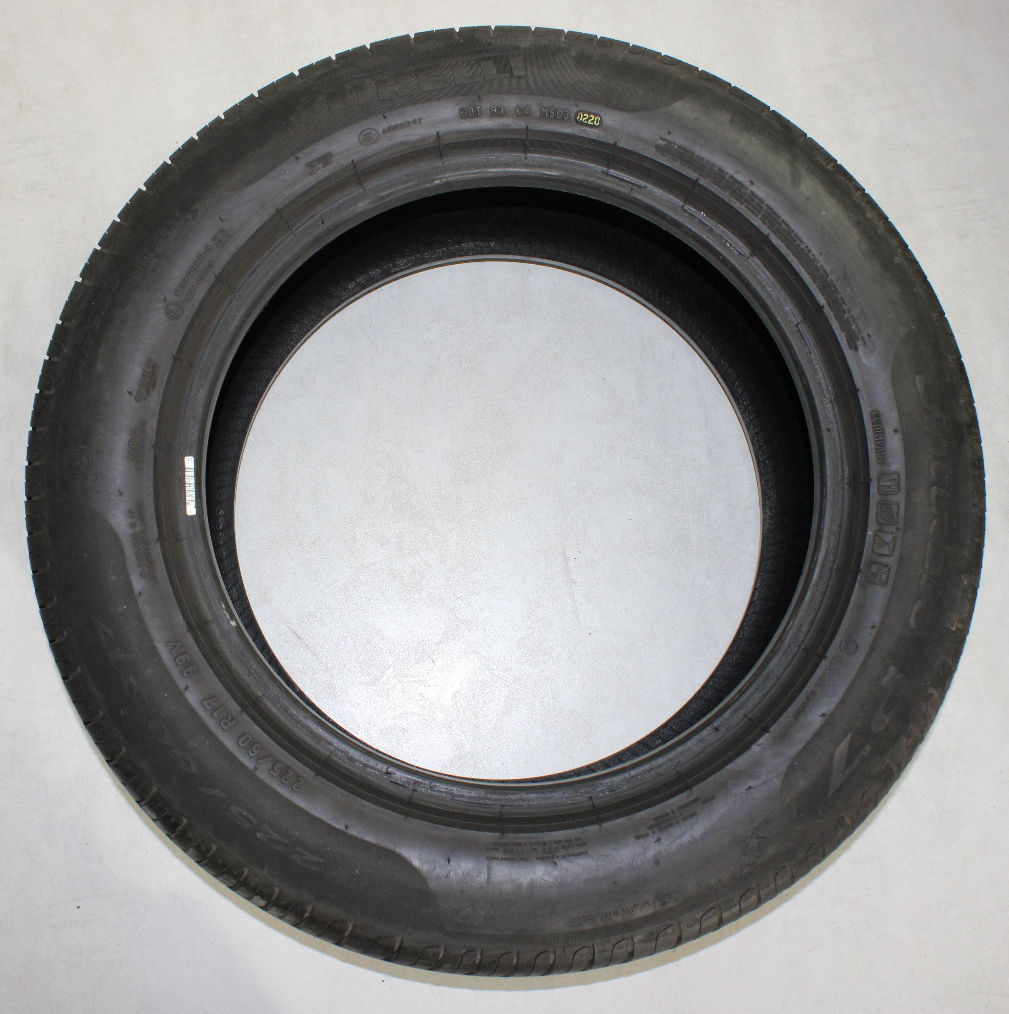 2 x 225/60R17 99V Sommerreifen Pirelli Cinturato P7 * Runflat 1x5-5,5mm/1x5,5-6mm 2020