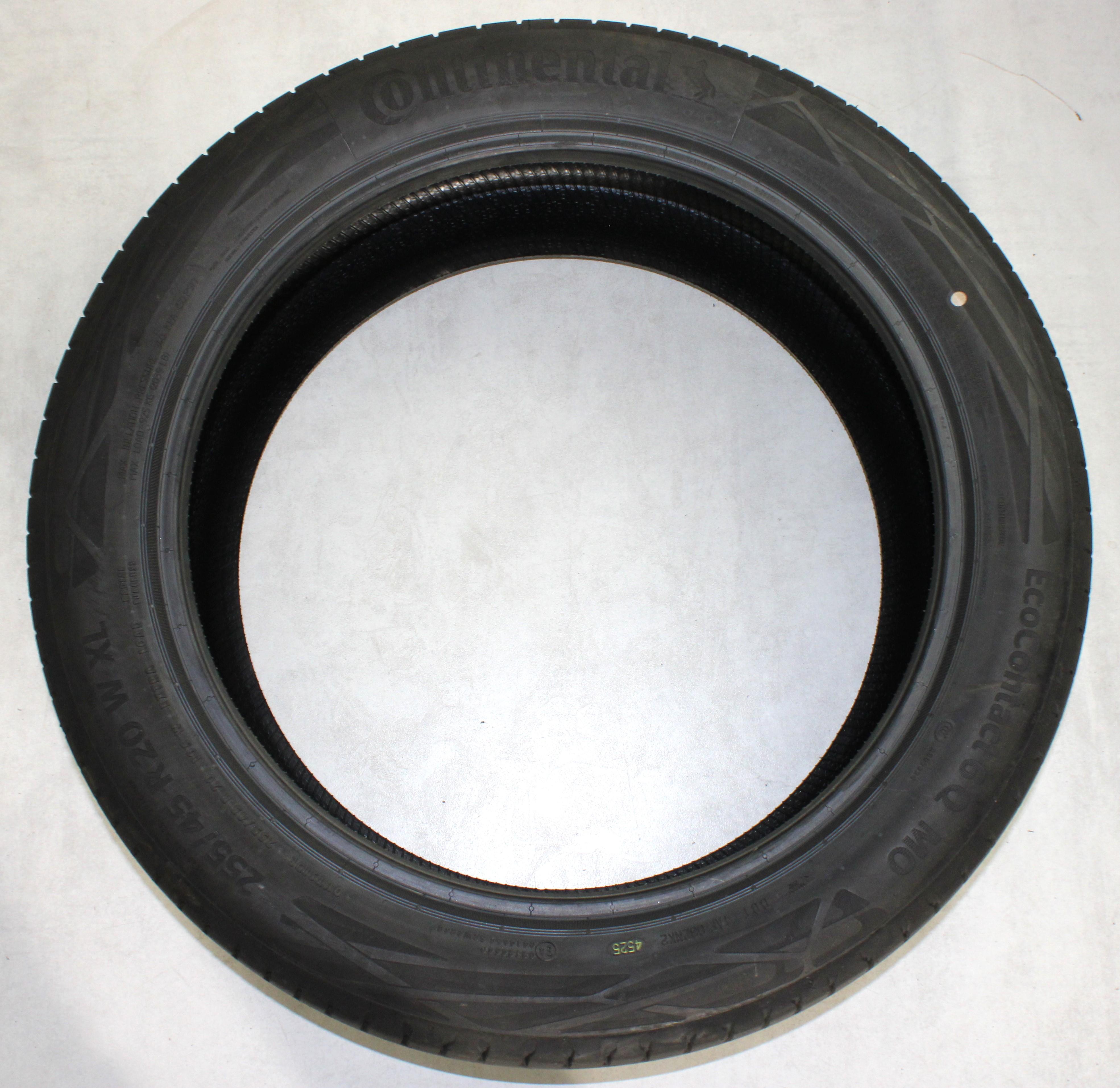 2 x 255/45R20 105W pneus été Continental Eco Contact 6Q MO Profil complet 2025 XL