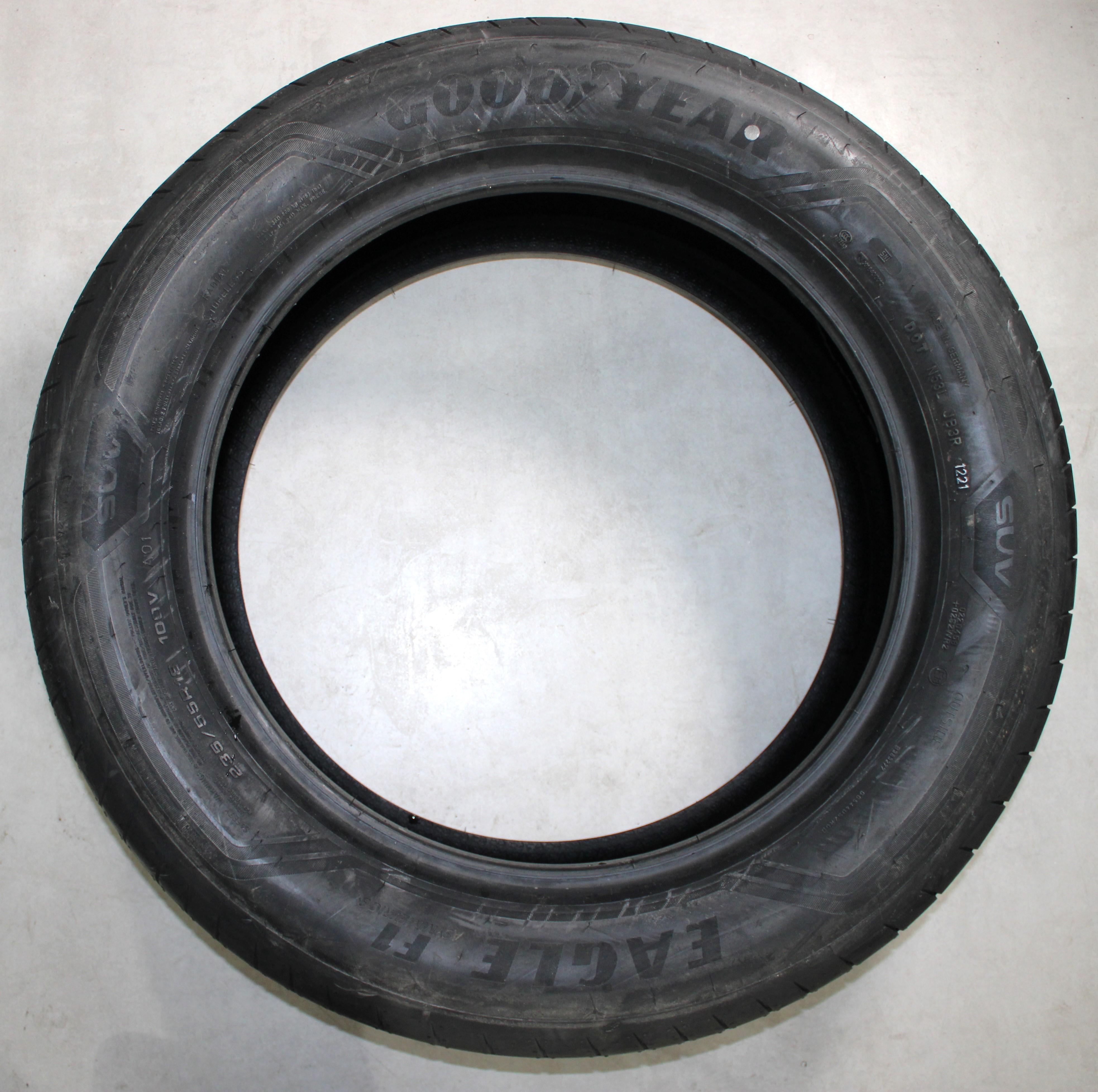 4 x 235/55R18 100V Sommerreifen Goodyear Eagle F1 Asymmetric 3 AO1 Volles Profil 2021 FREIHAUS