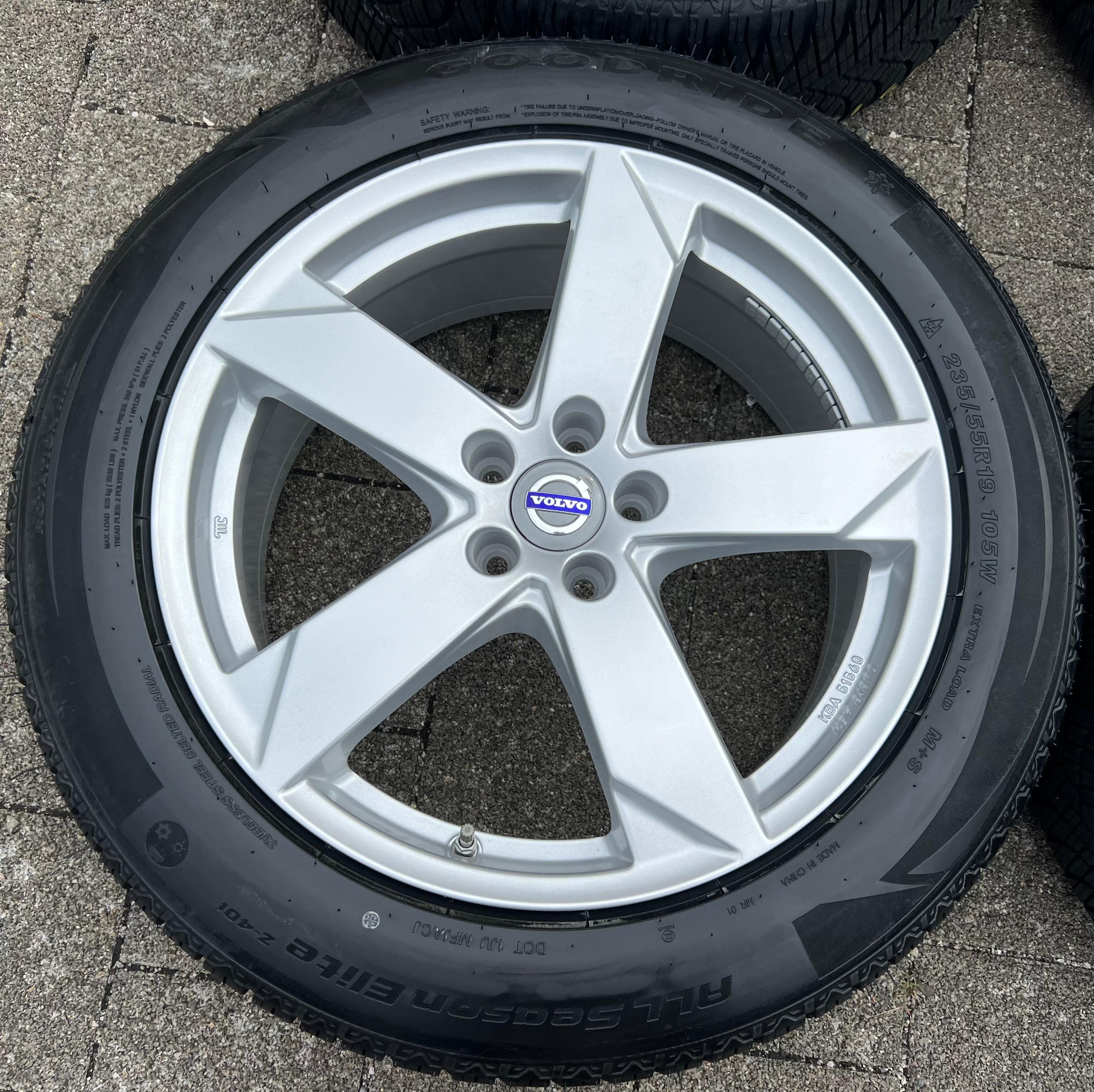 4 ALU 19" GANZJAHRESRÄDER LAND ROVER DISCOVERY EVQOUE FREELANDER VOLO XC60 XC90
