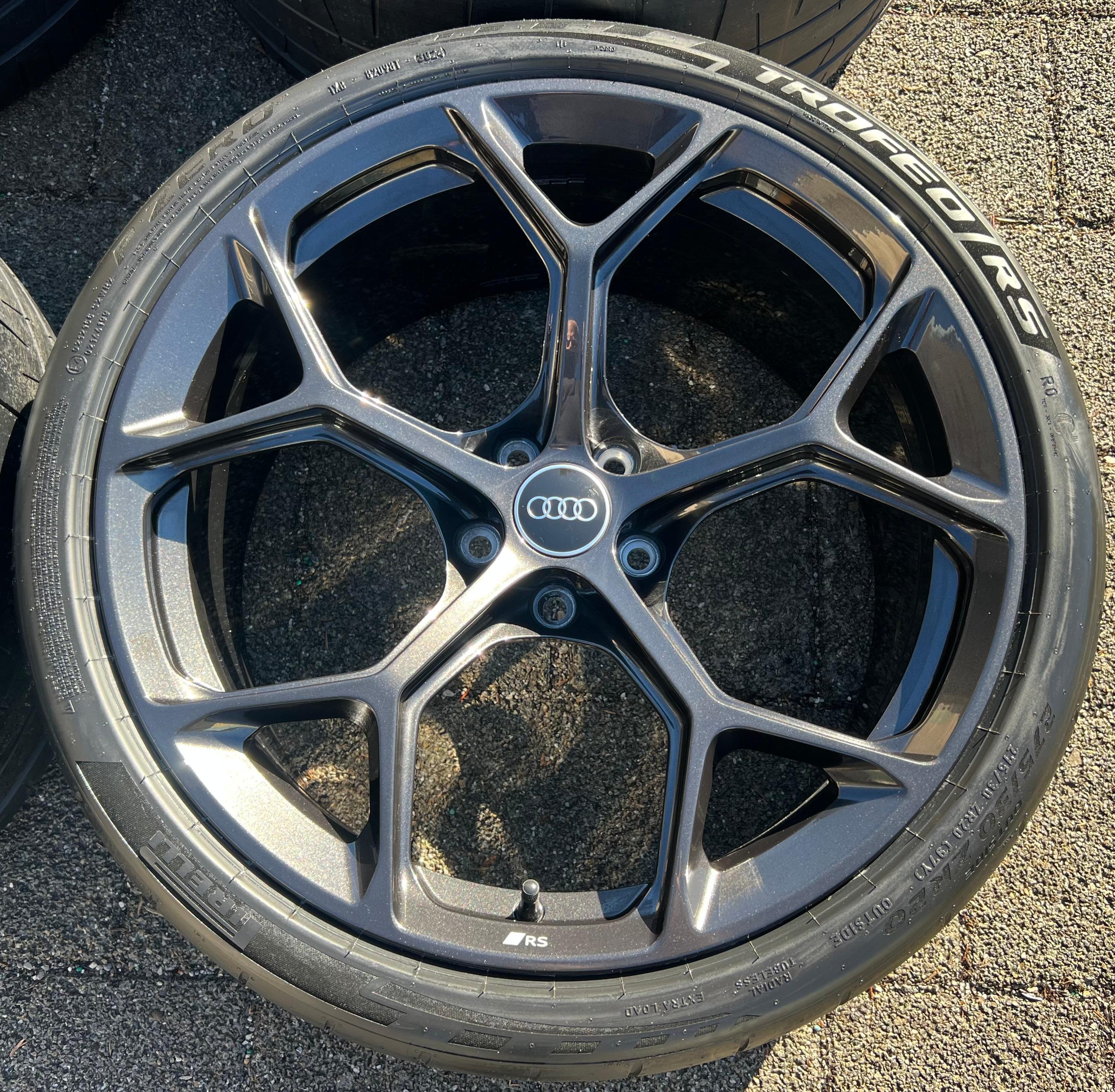 4 ORIGINELE 20" ALU-ZOMERWIELEN AUDI RS4 RS5 8W 275/30R20 97Y 8W0601025GJ GRATIS VERZENDING