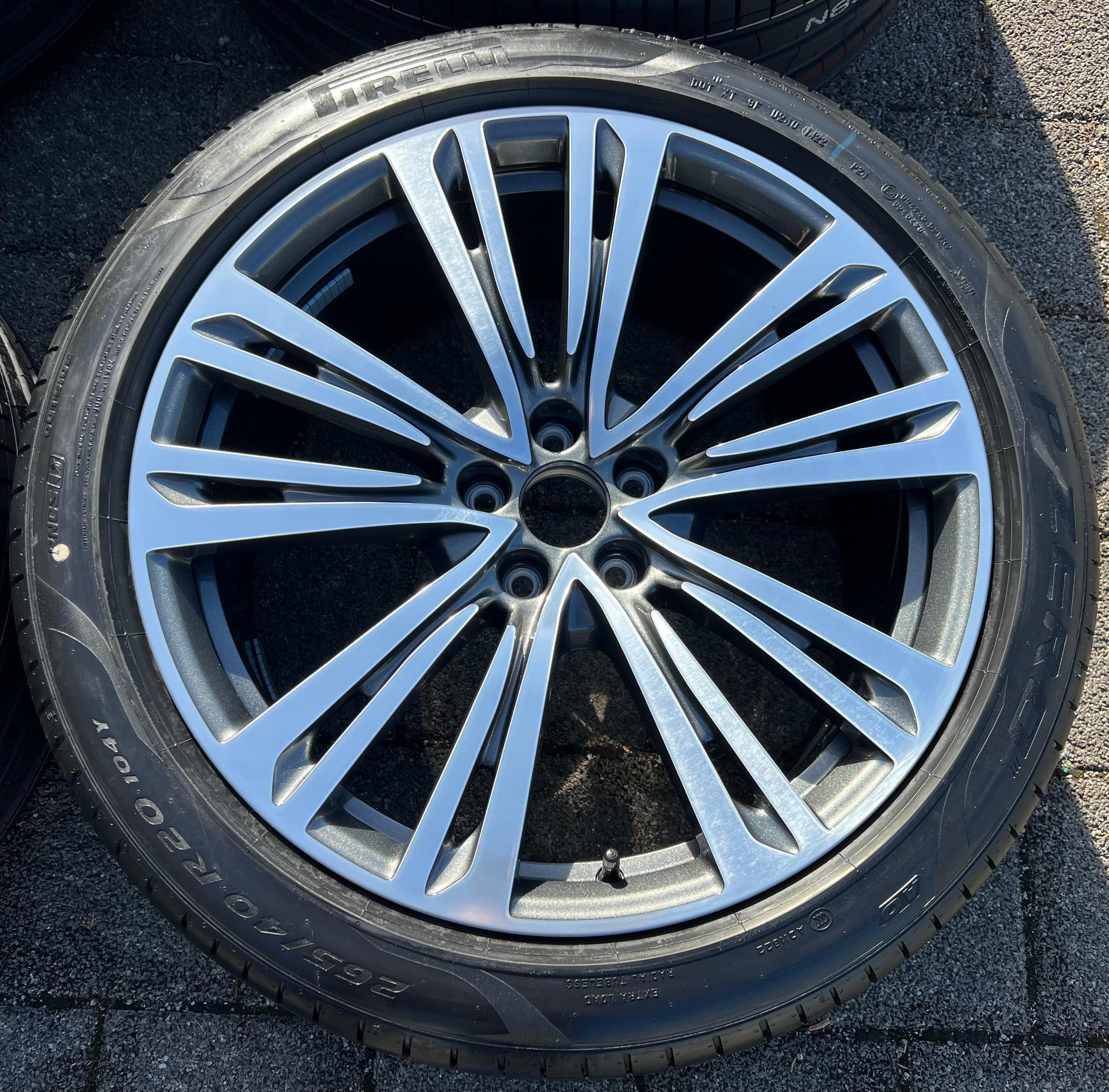 4 ORIGINAL 20" ALU SOMMERRÄDER AUDI A8 4N 4N0601025D 265/40R20 104Y PIRELLI NEU