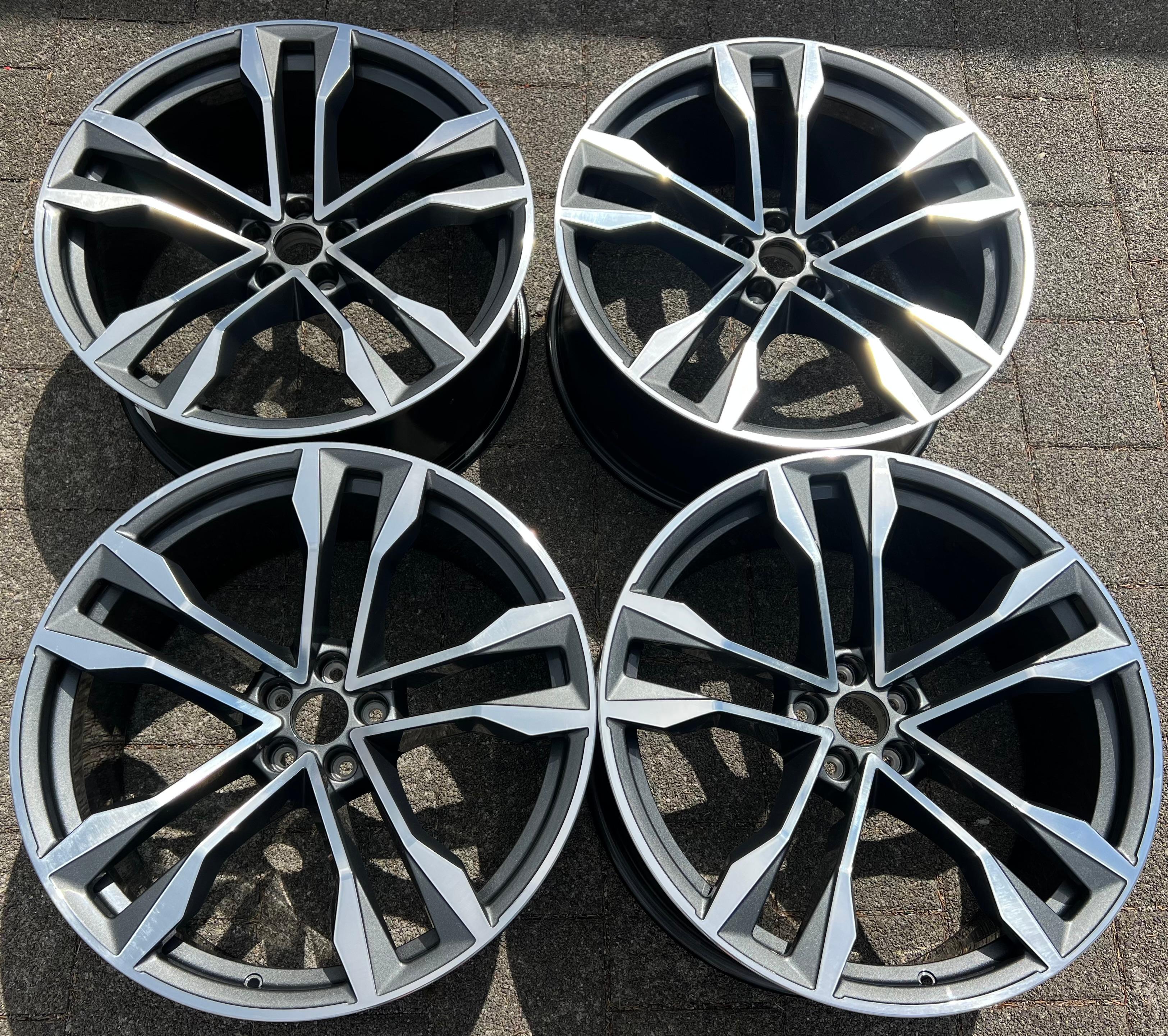 4 ORIGINAL 22" ALUFELGEN AUDI Q8 SQ8 RSQ8 4M8601025J 10x22 ET21 FREIHAUS