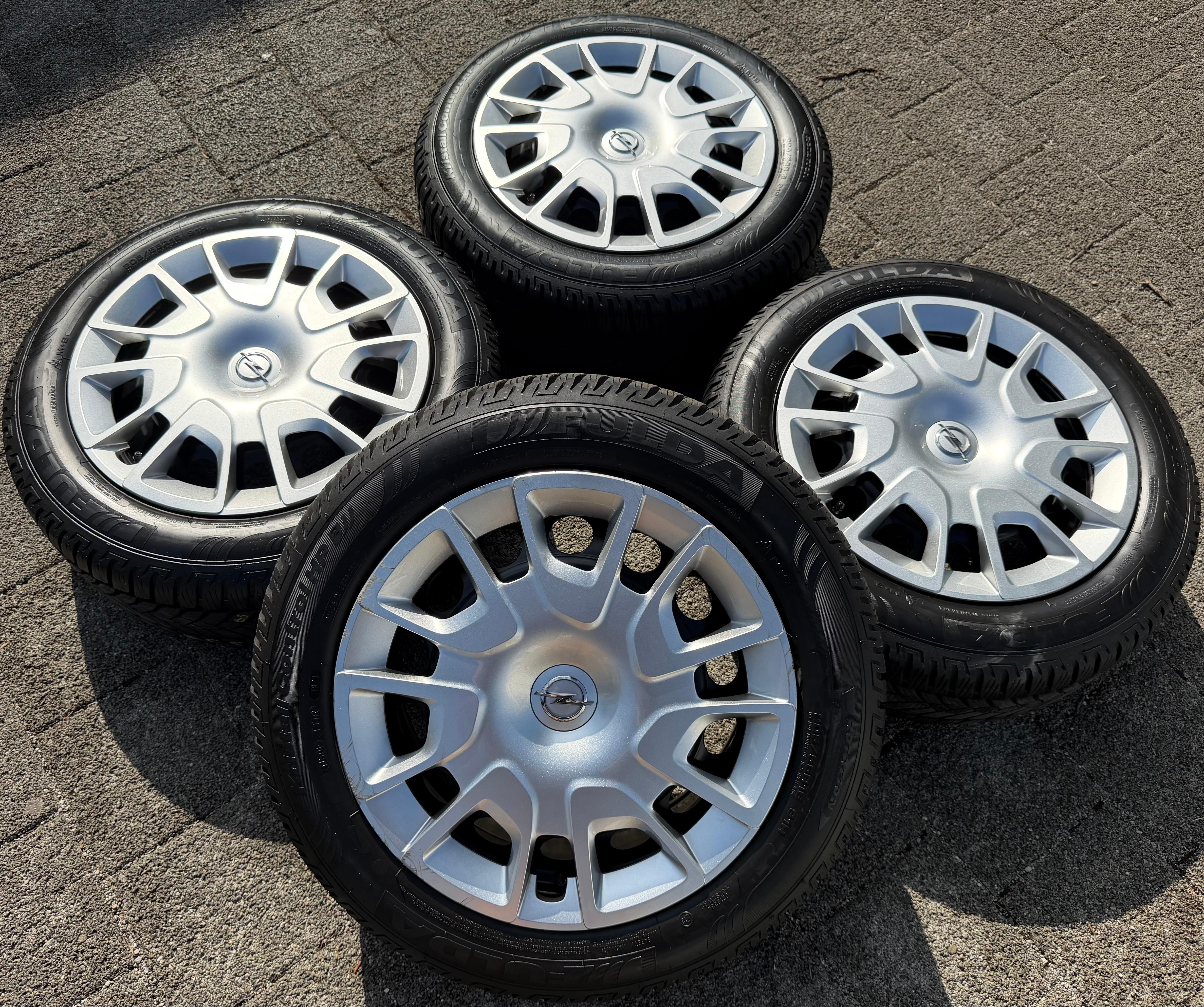 4 Original Winterräder Opel Astra L 205/55R16 91H Fulda 7x16 ET44
