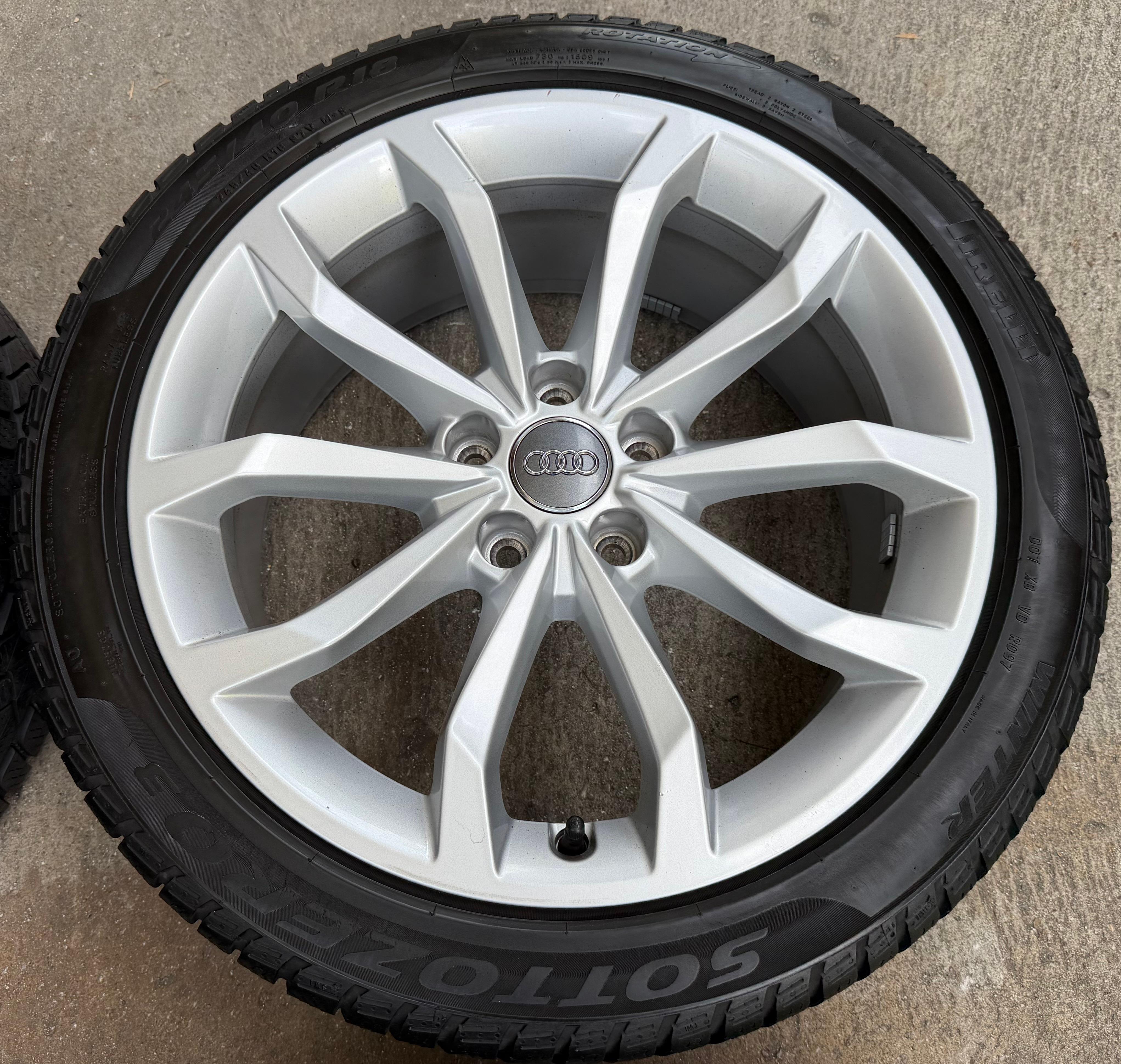 4 Original 18" Alu Winterräder Audi A4 S4 8W B9 8W0601025H 245/40R18 97V 2020