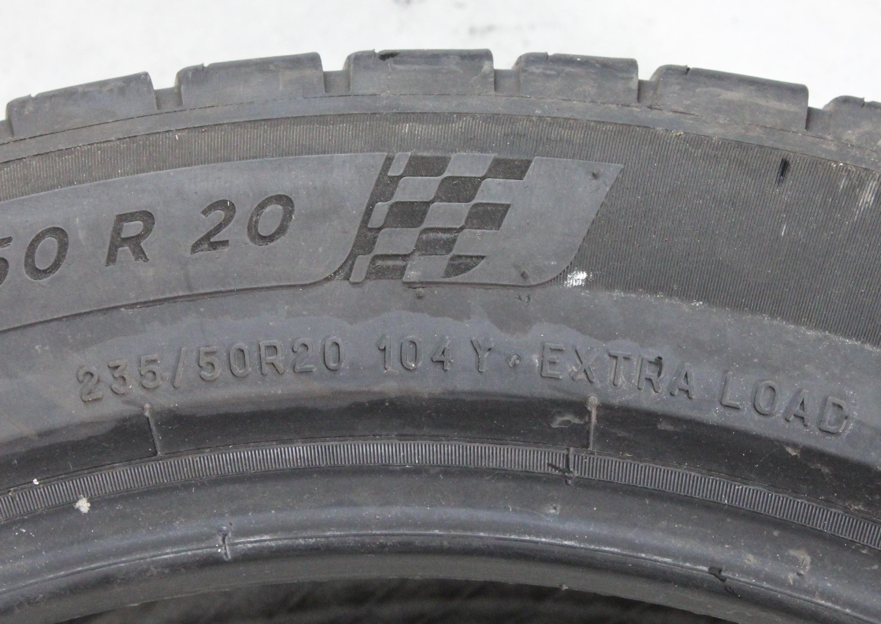 2 x 235/50R20 104Y Sommerreifen Michelin Pilot Sport 4 SUV J, LR 5mm 2020 XL
