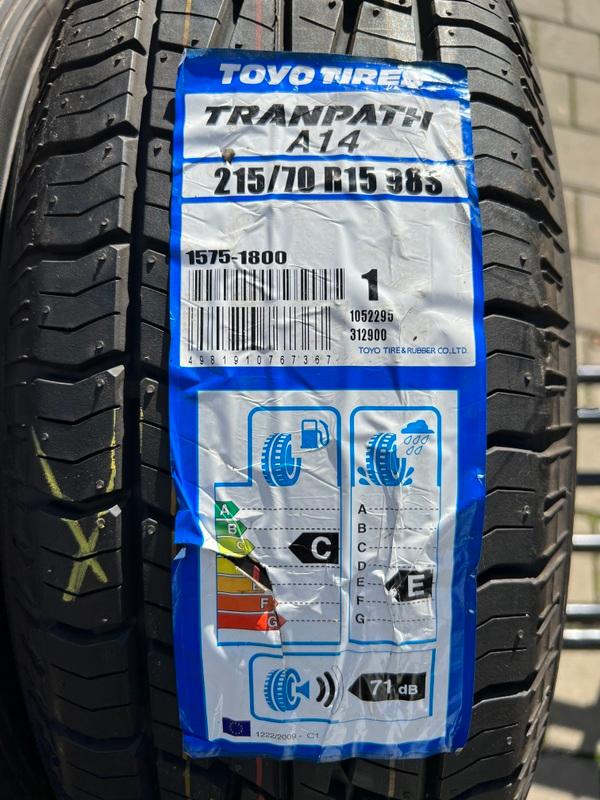 2 x 215/70R15 98S Sommerreifen Toyo Tranpath A14 NEU 2016