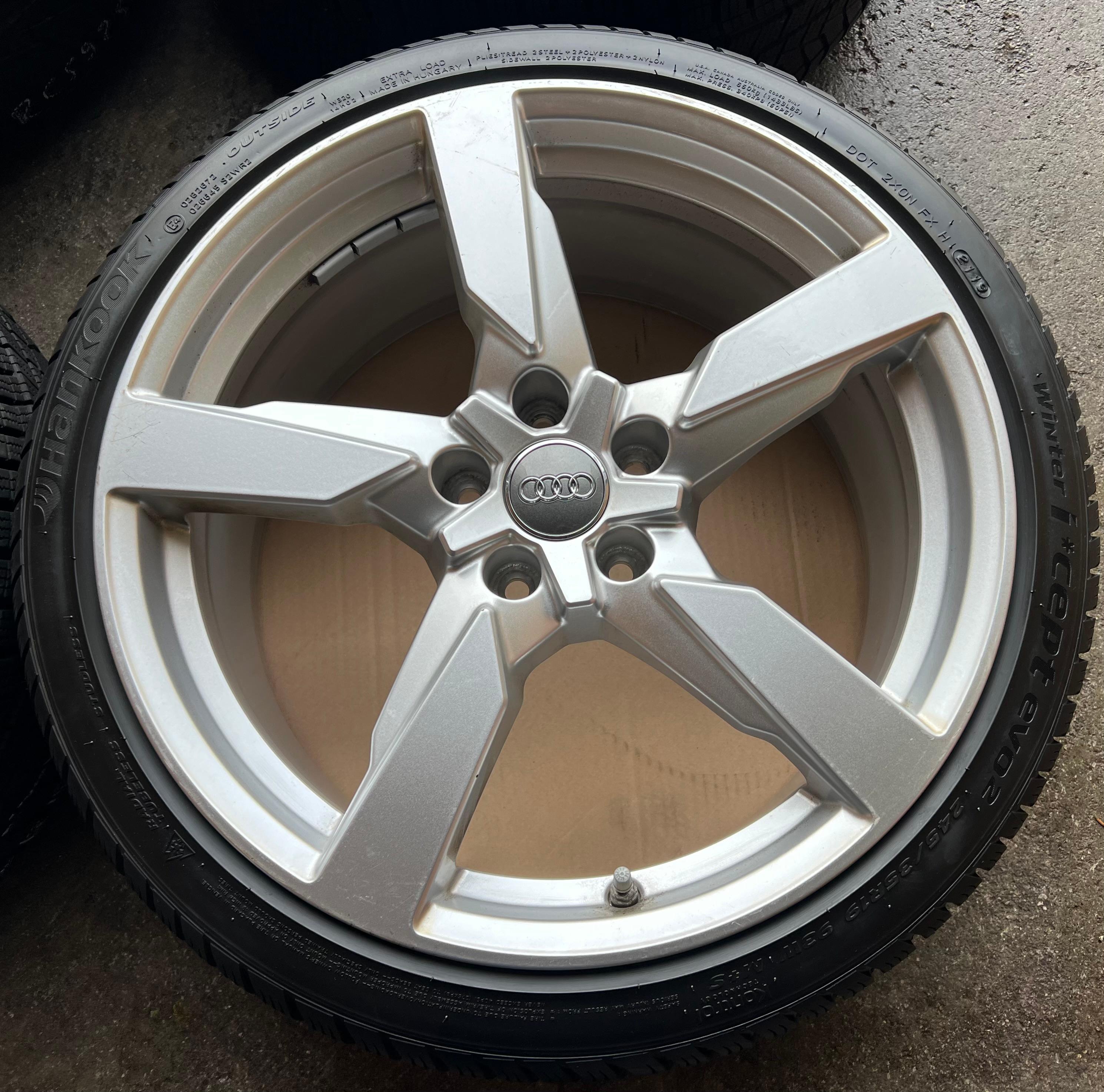 4 RUEDAS DE INVIERNO DE ALEACIÓN ORIGINALES DE 19" PARA AUDI TT TTS 8S 8S0601025AA 245/35R19 93W ENVÍO GRATUITO