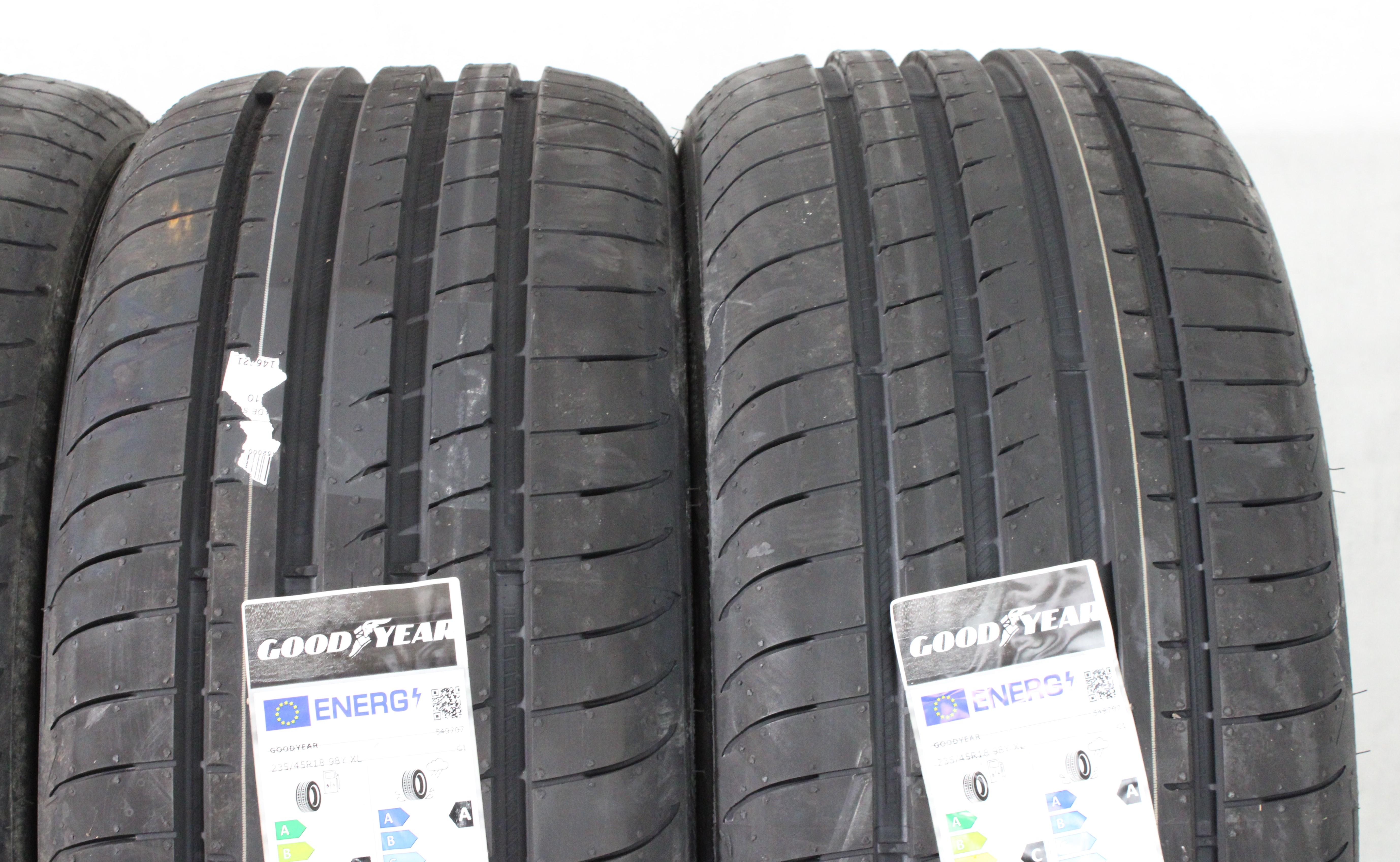 4 x 235/45R18 98Y Sommerreifen Goodyear Eagle F1 Asymmetric 5 2022 XL NEU