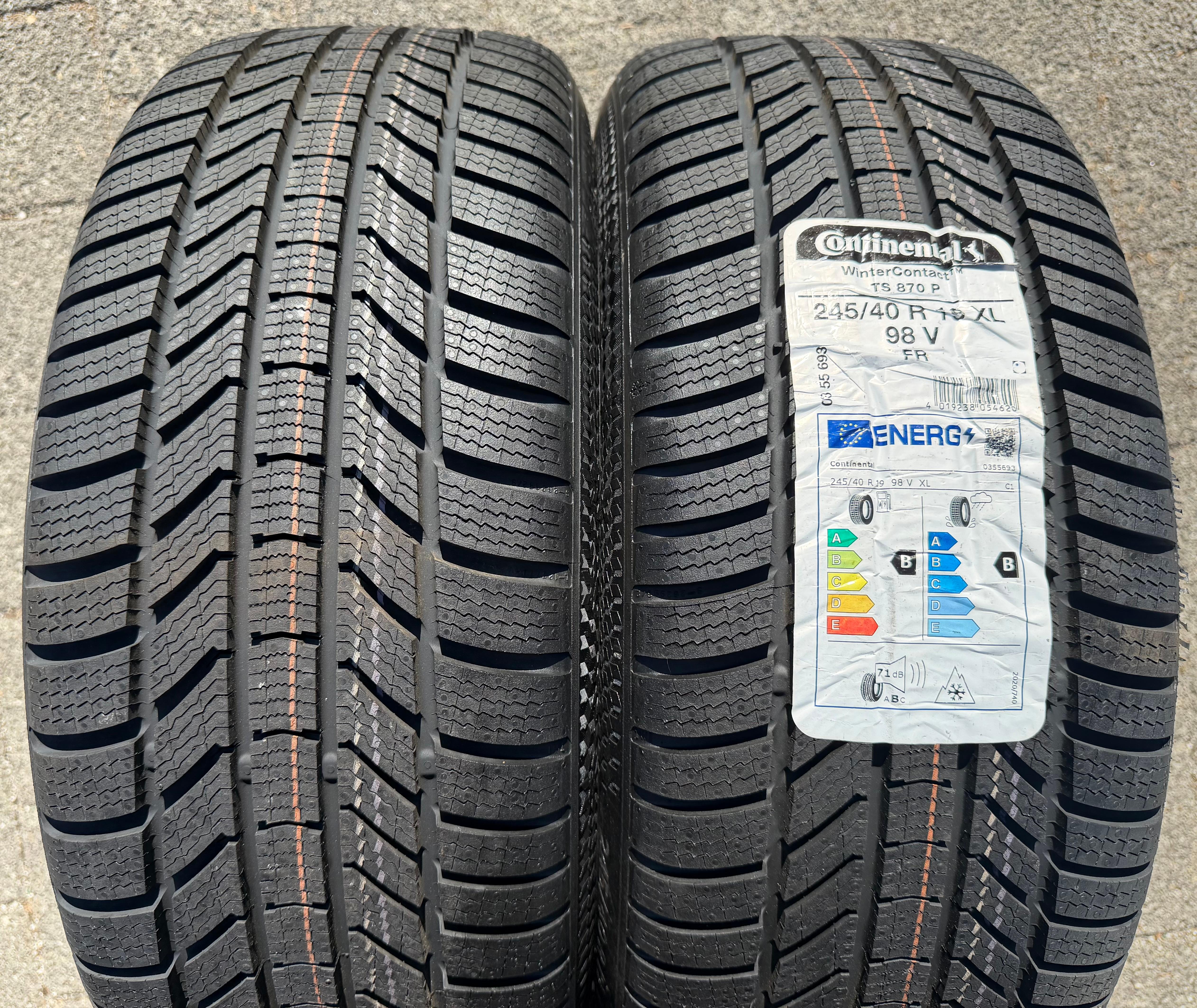 2 x 245/40R19 98V Winterreifen Continental Winter Contact TS870P NEU 2022