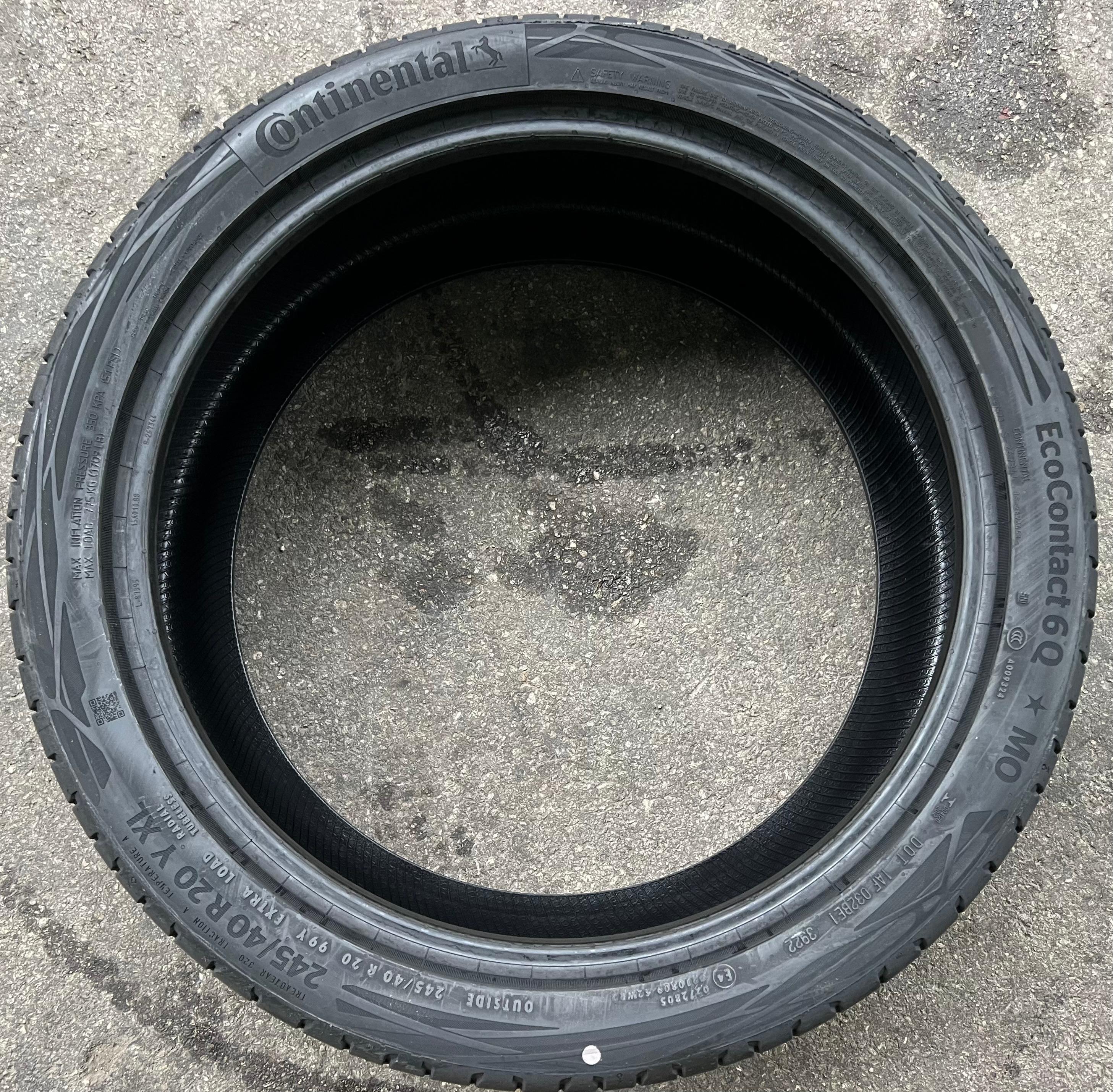 4 x 245/40R20 99Y Neumáticos de verano Continental Eco Contact 6Q NUEVO 2022 Entrega gratuita