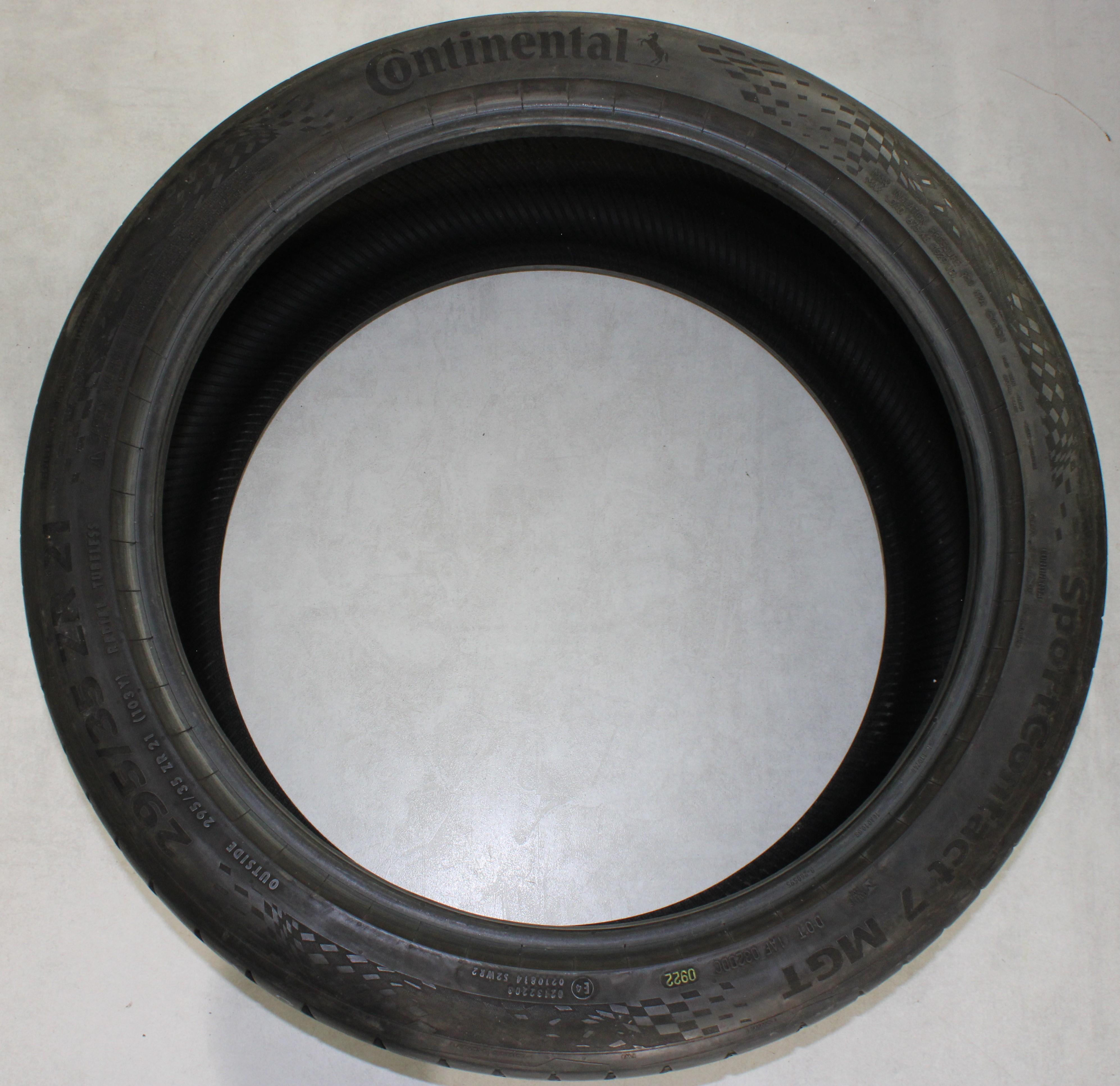 1 x 295/35R21 103Y Sommerreifen Continental Sport Contact 7 MGT 4-4,5mm 2022